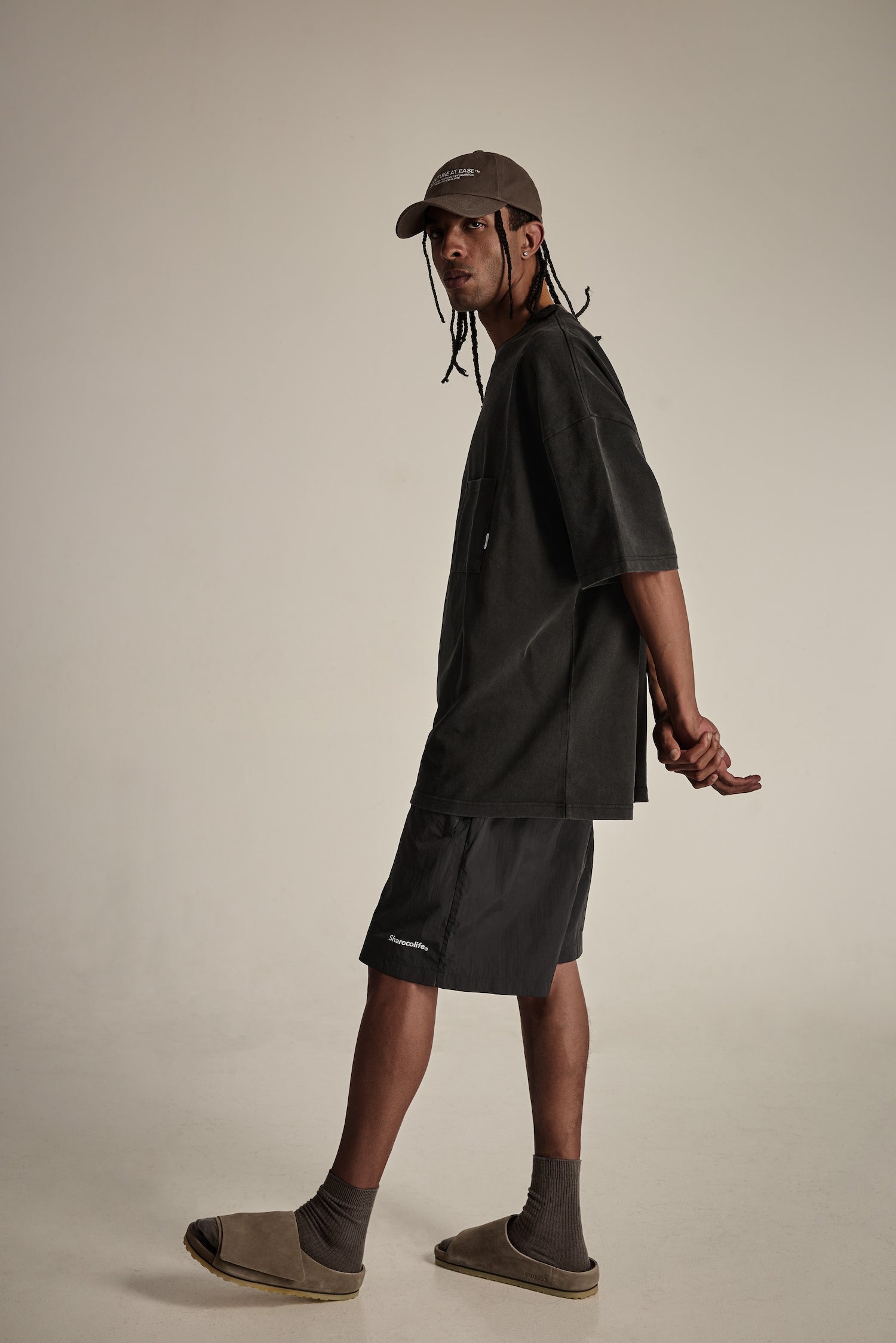 LOGO NYLON SHORTS 尼龍短褲 - SHARECO DESIGN