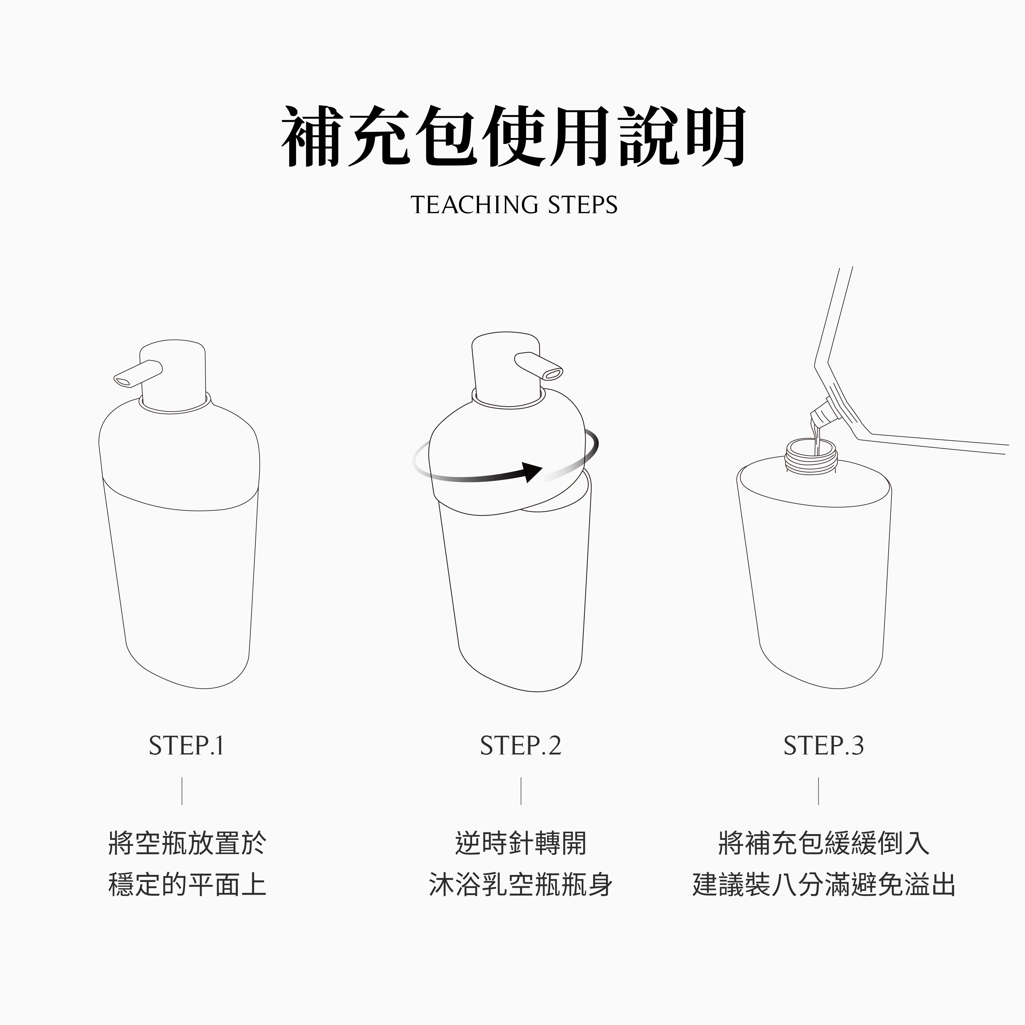 雪松麝香沐浴膠 MORNING-VIBES|1000ml 補充包 - SHARECO DESIGN