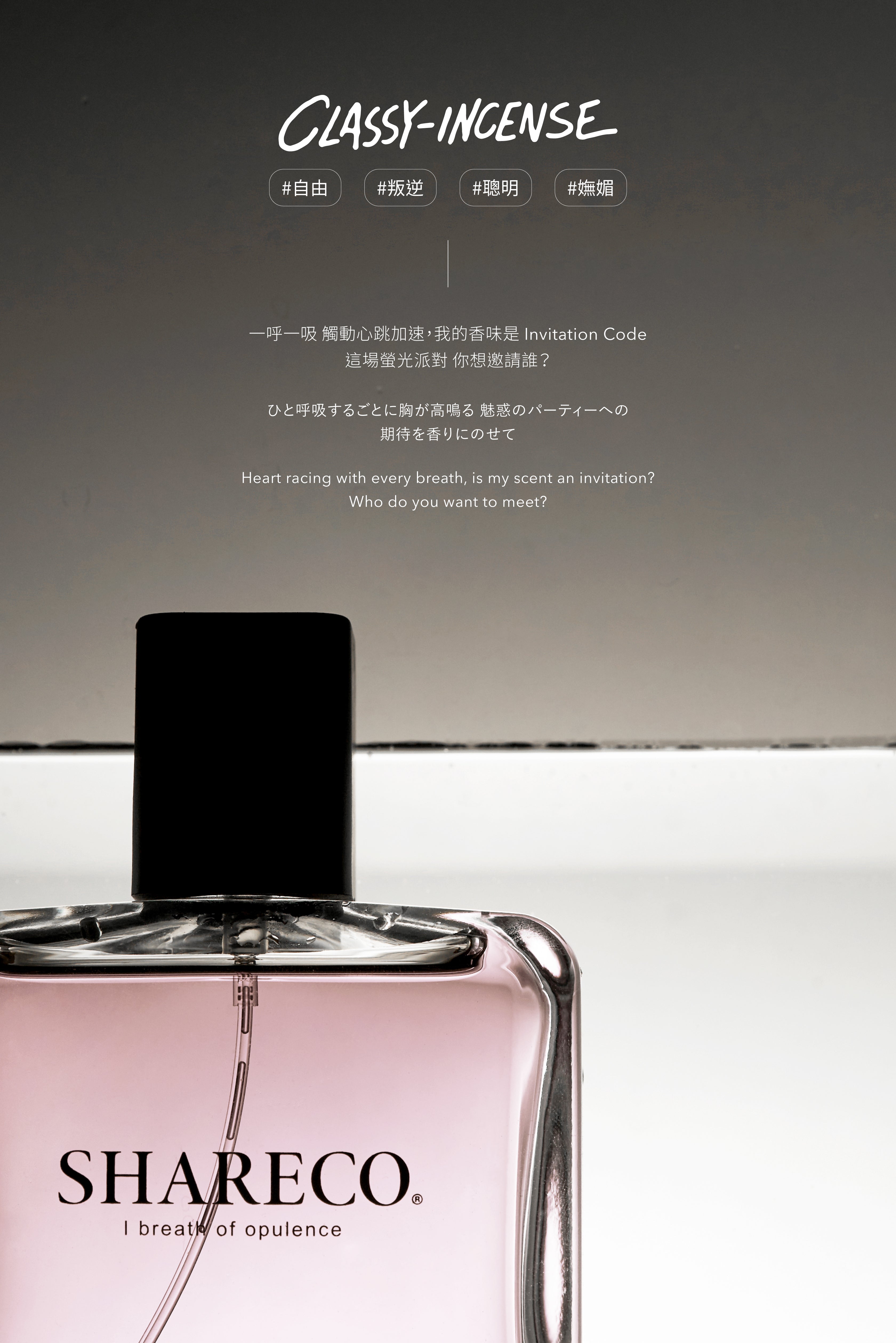 焚香草香水 CLASSY-INCENSE|100ML - SHARECO DESIGN