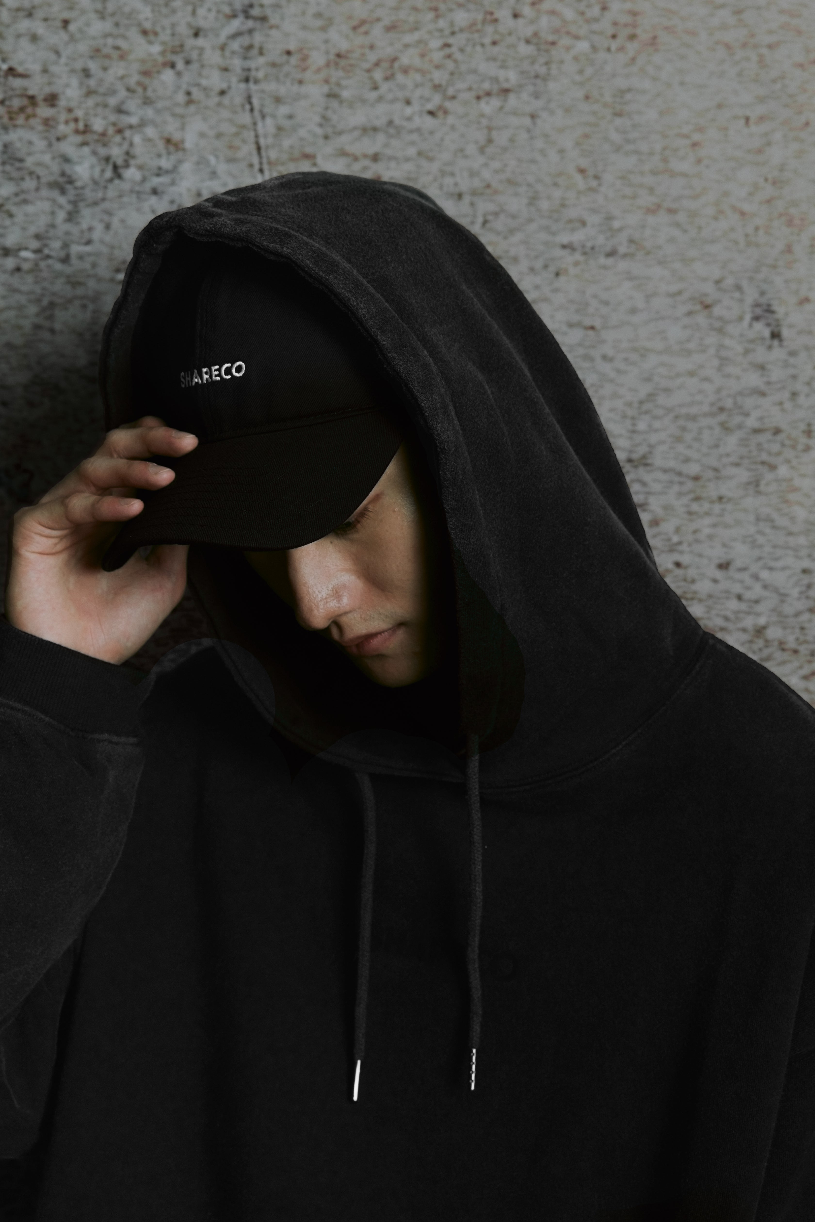 WASHED LOGO HOODIE 水洗 LOGO 帽TEE - SHARECO DESIGN