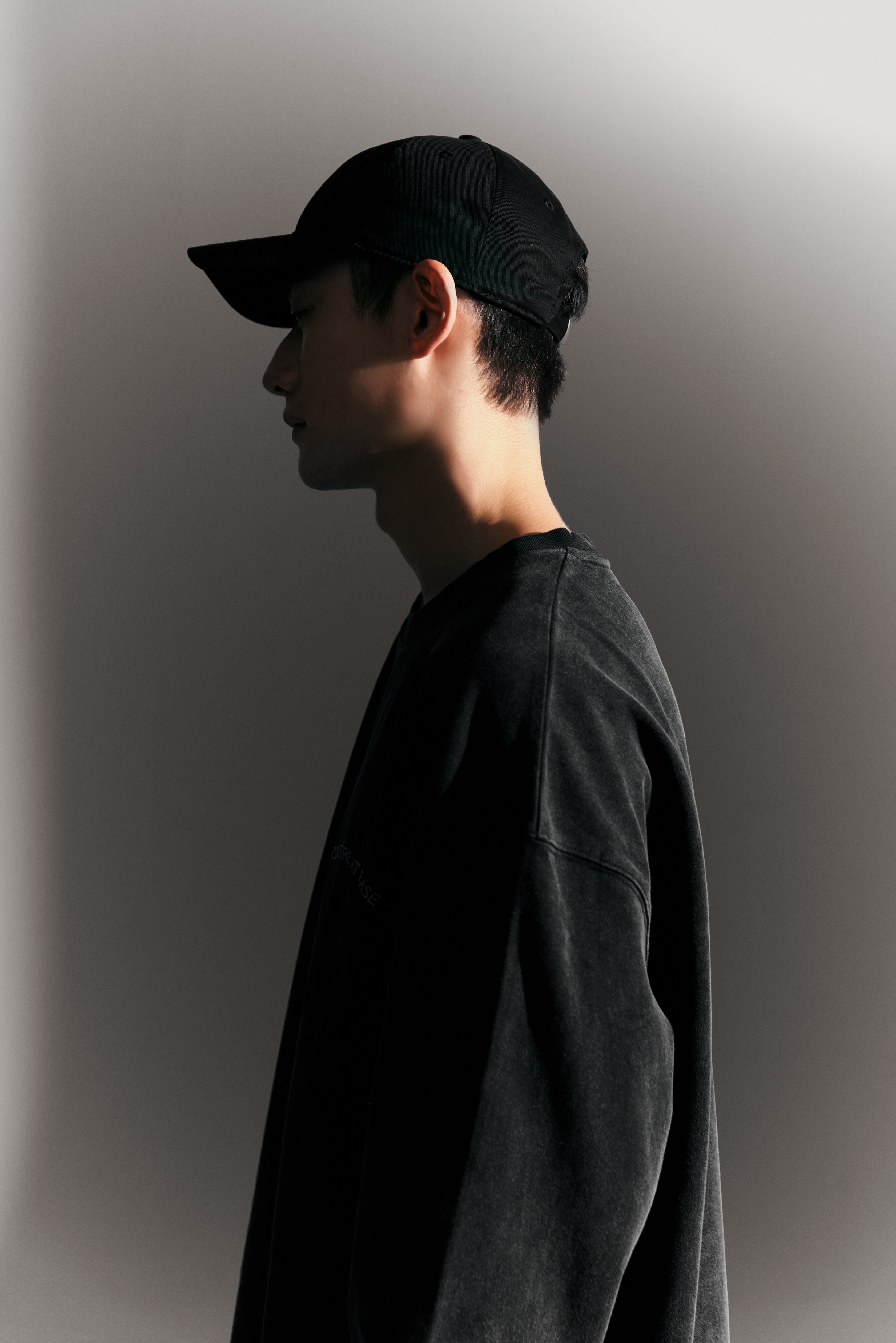“CAE”WASHED LONG SLEEVE TEE 水洗薄長袖 - SHARECO DESIGN
