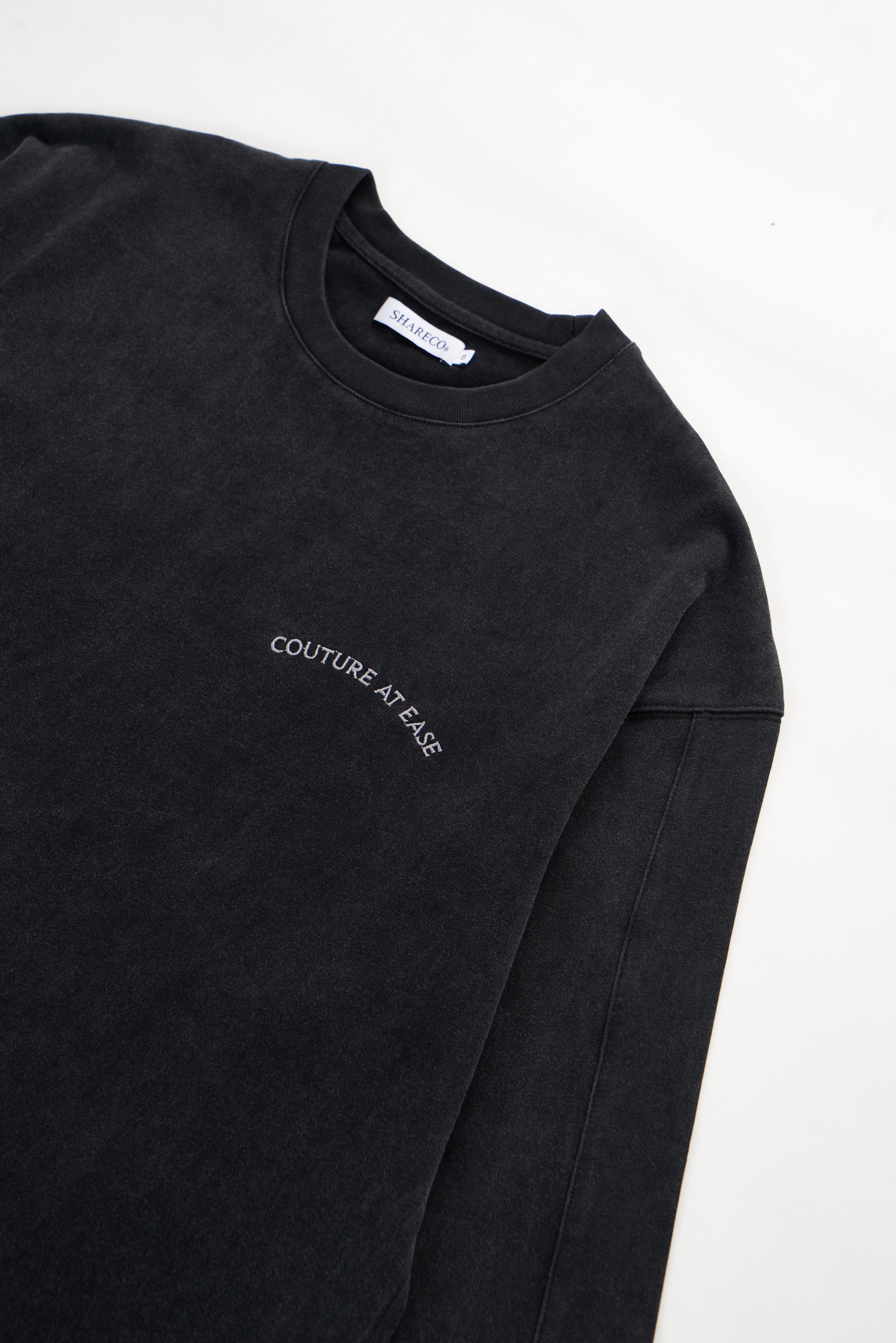 “CAE”WASHED LONG SLEEVE TEE 水洗薄長袖 - SHARECO DESIGN