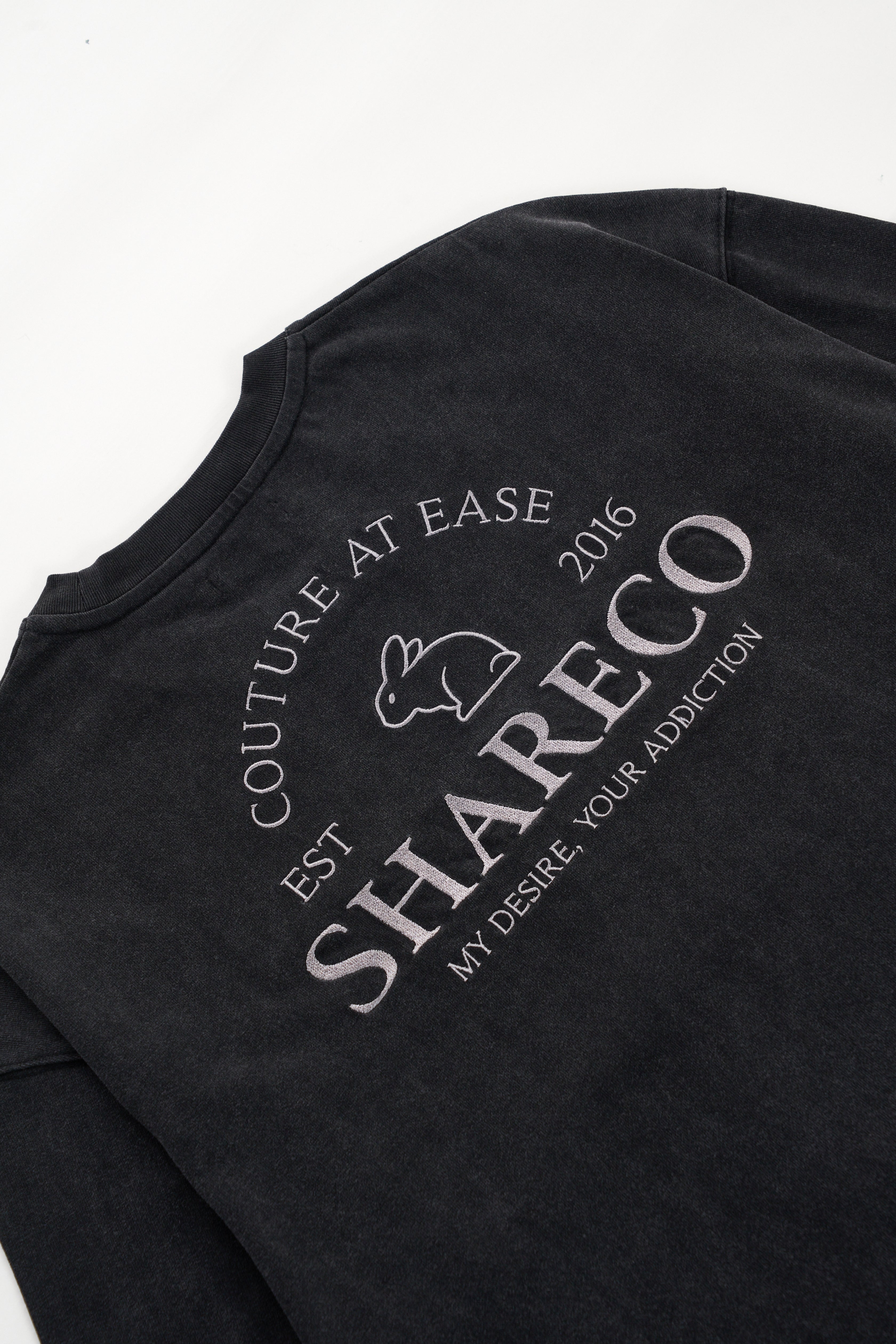 “CAE”WASHED LONG SLEEVE TEE 水洗薄長袖 - SHARECO DESIGN