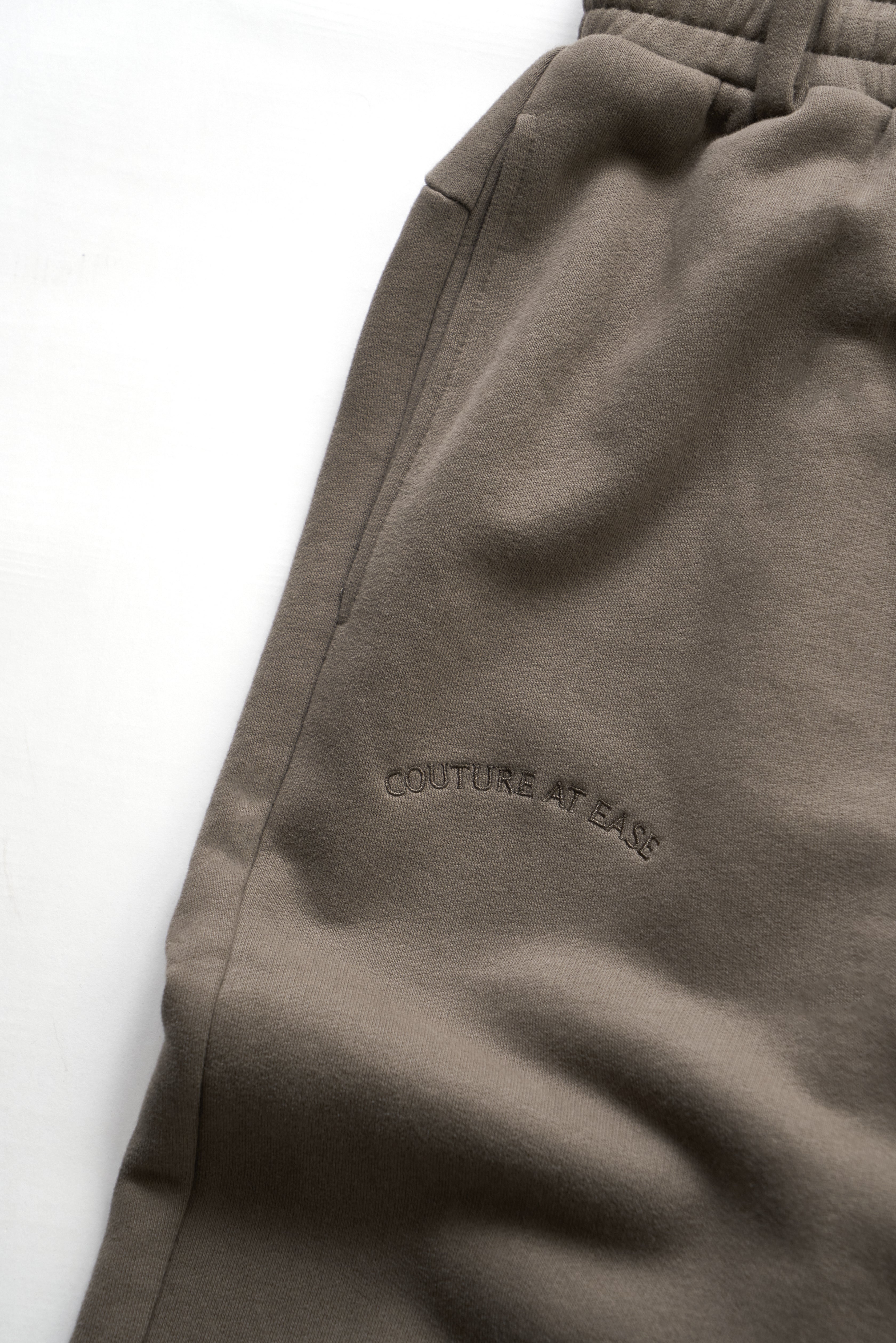 “CAE”WASHED WIDE LEG SWEATPANTS 水洗直筒棉寬褲 - SHARECO DESIGN