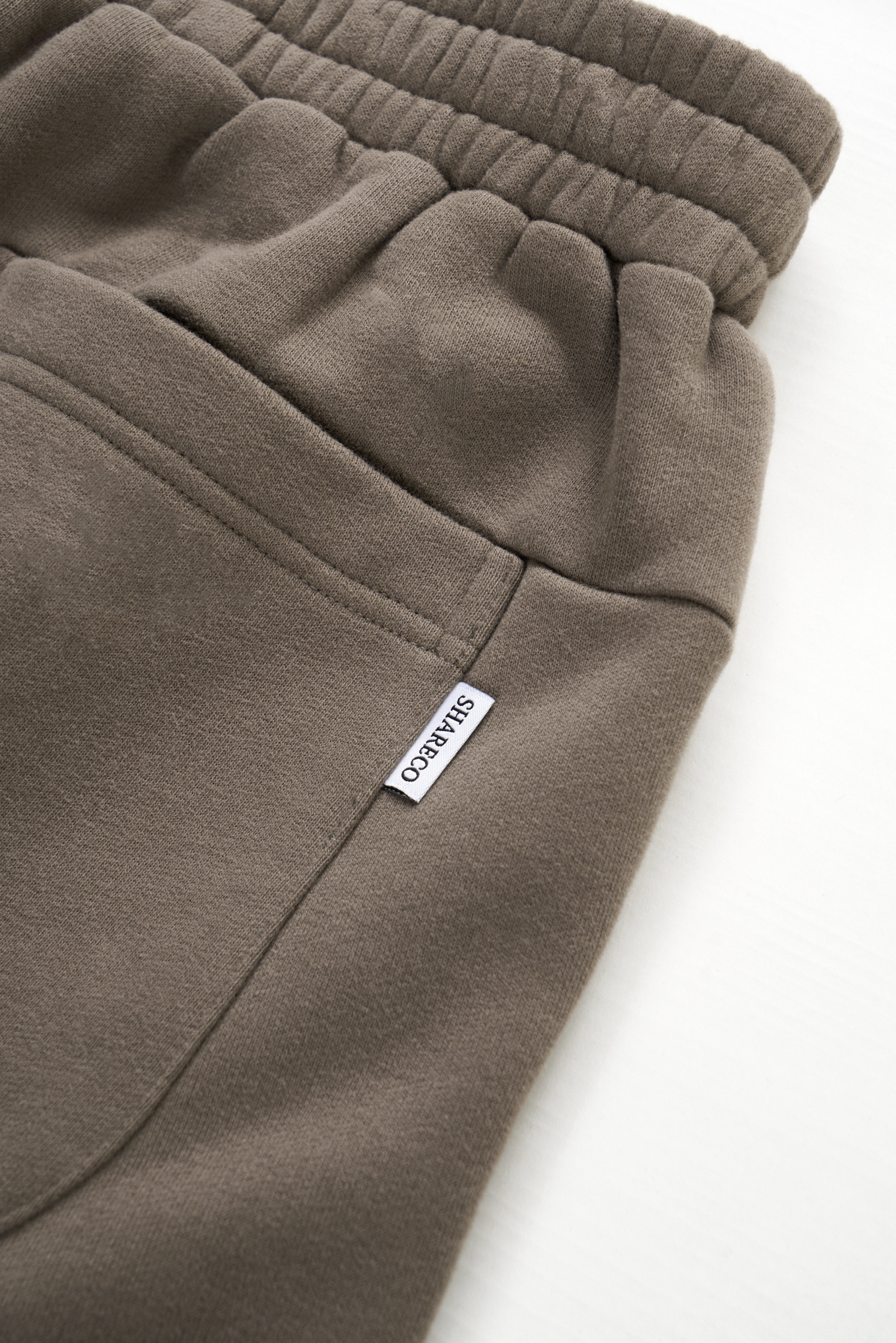 “CAE”WASHED WIDE LEG SWEATPANTS 水洗直筒棉寬褲 - SHARECO DESIGN