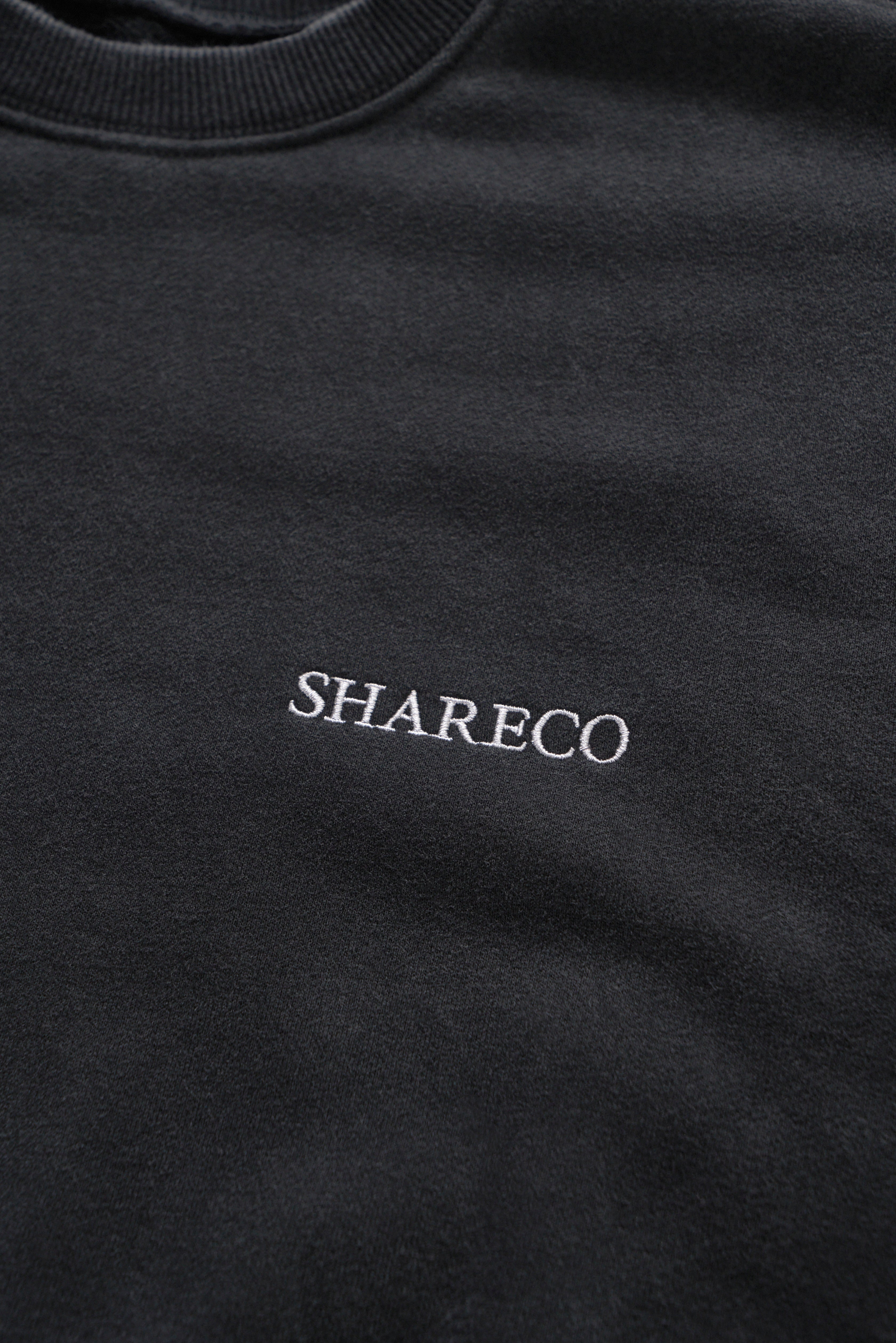 WASHED LOGO SWEATSHIRT 水洗 LOGO 大學TEE - SHARECO DESIGN