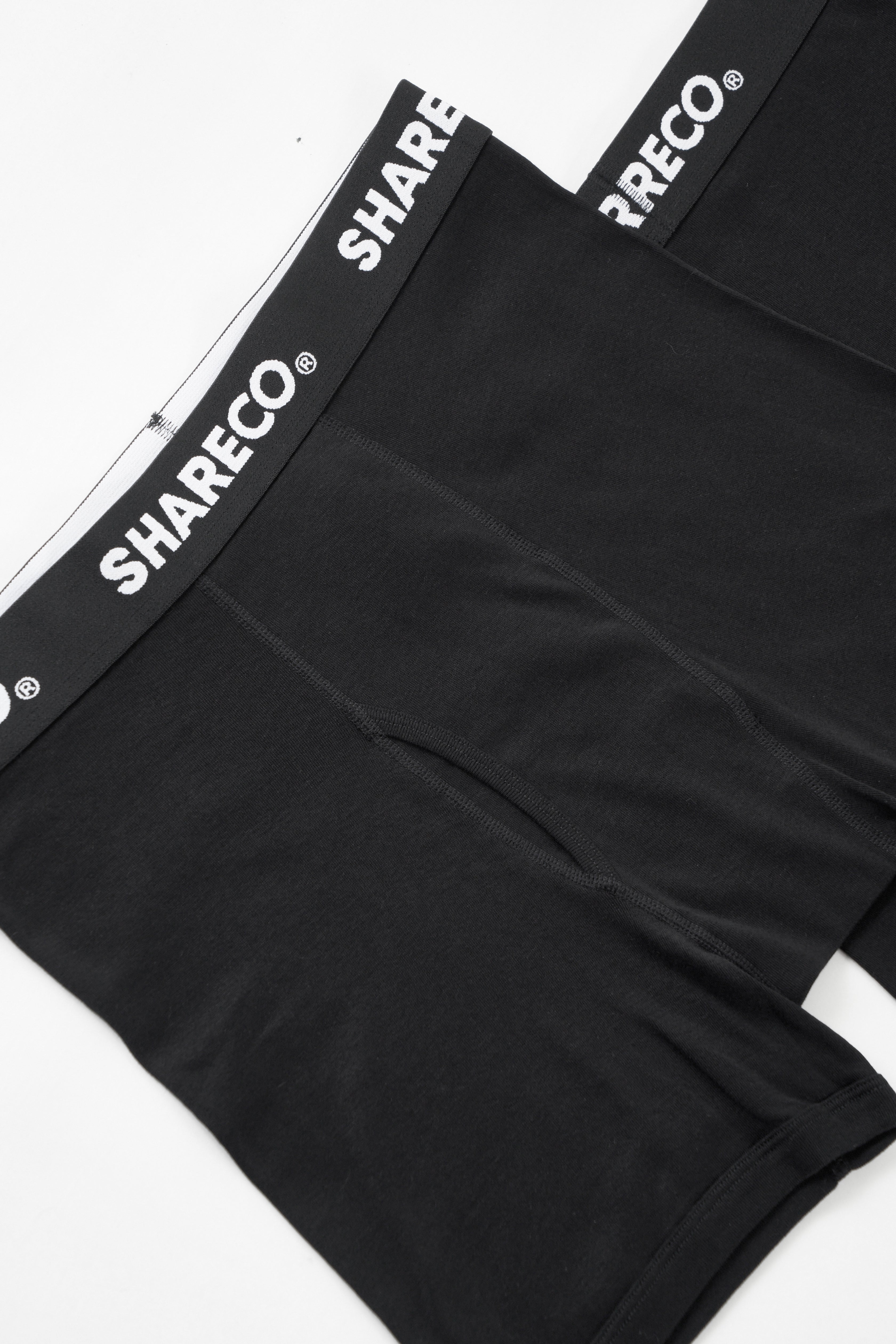 LOGO WAISTBAND BOXER - 彈性棉質平口內褲 - SHARECO DESIGN