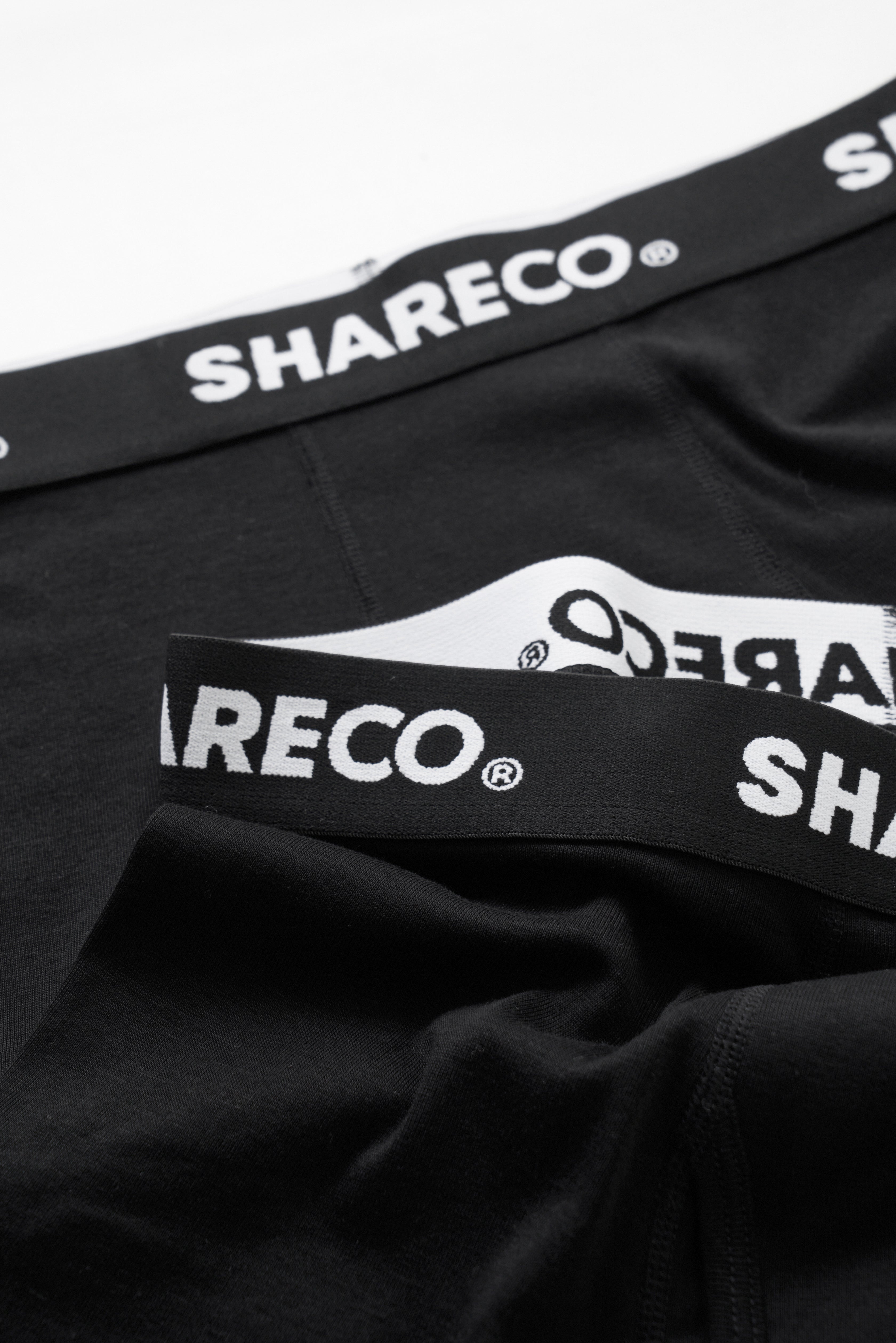 LOGO WAISTBAND BOXER - 彈性棉質平口內褲 - SHARECO DESIGN