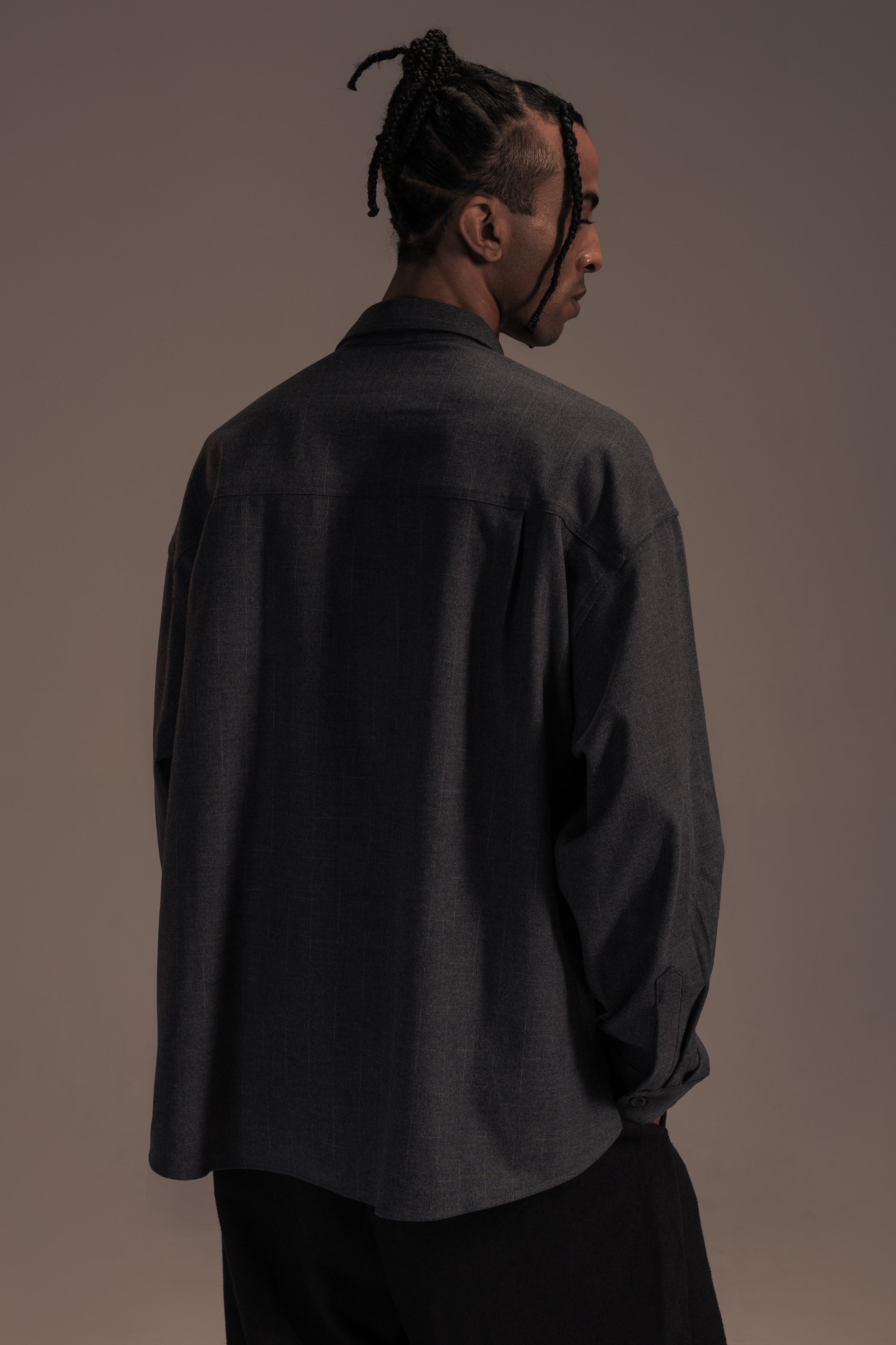 CHECK LONG SLEEVE SHIRT 格紋長袖襯衫