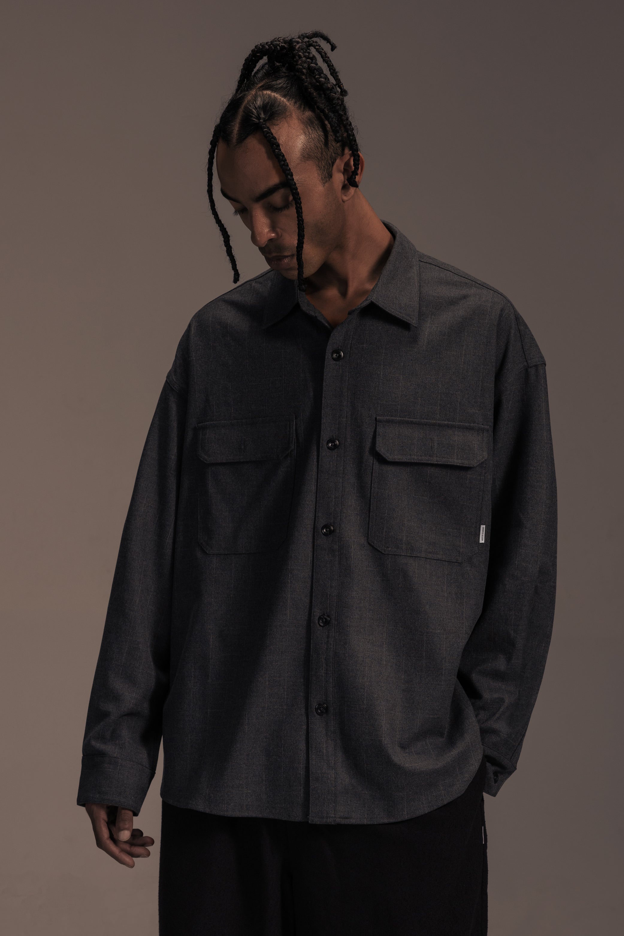 CHECK LONG SLEEVE SHIRT 格紋長袖襯衫