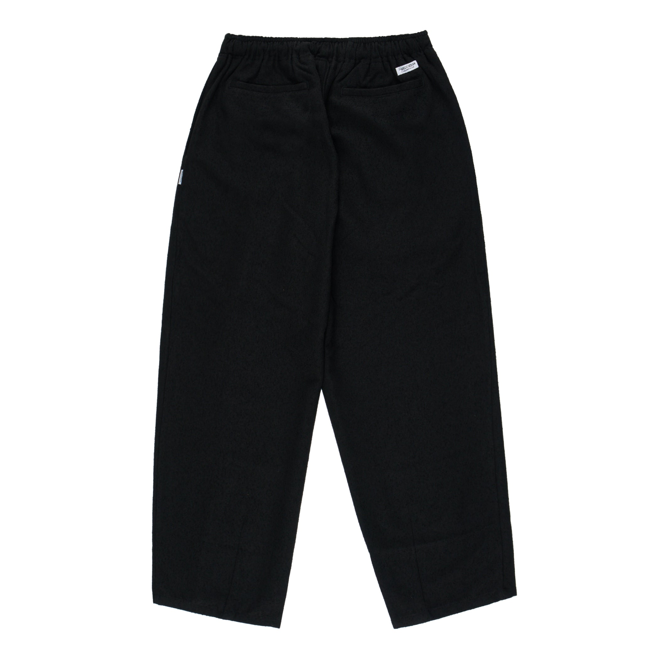 POLYESTER STRAIGHT PANTS 抽繩直筒寬褲