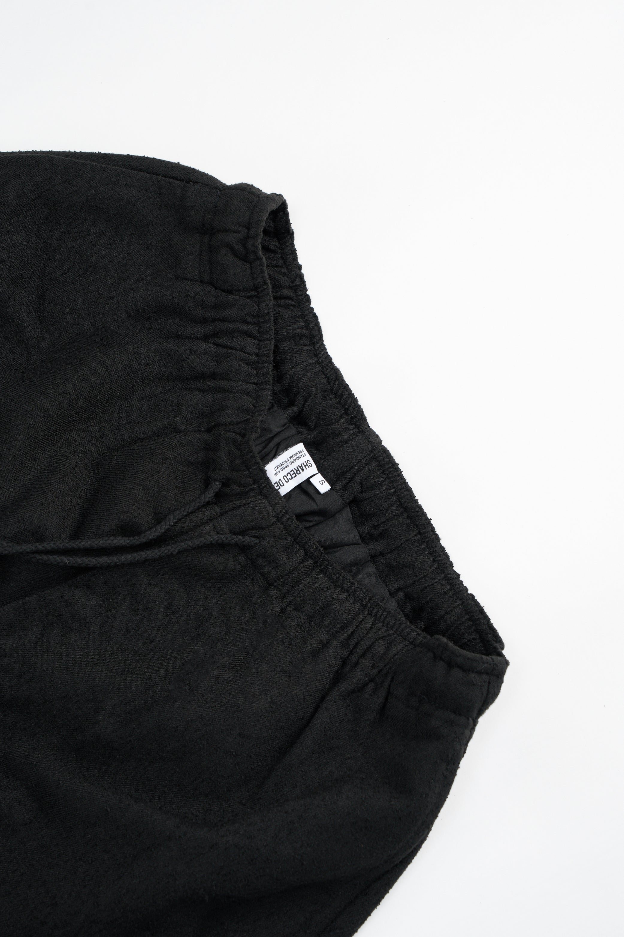 POLYESTER STRAIGHT PANTS 抽繩直筒寬褲