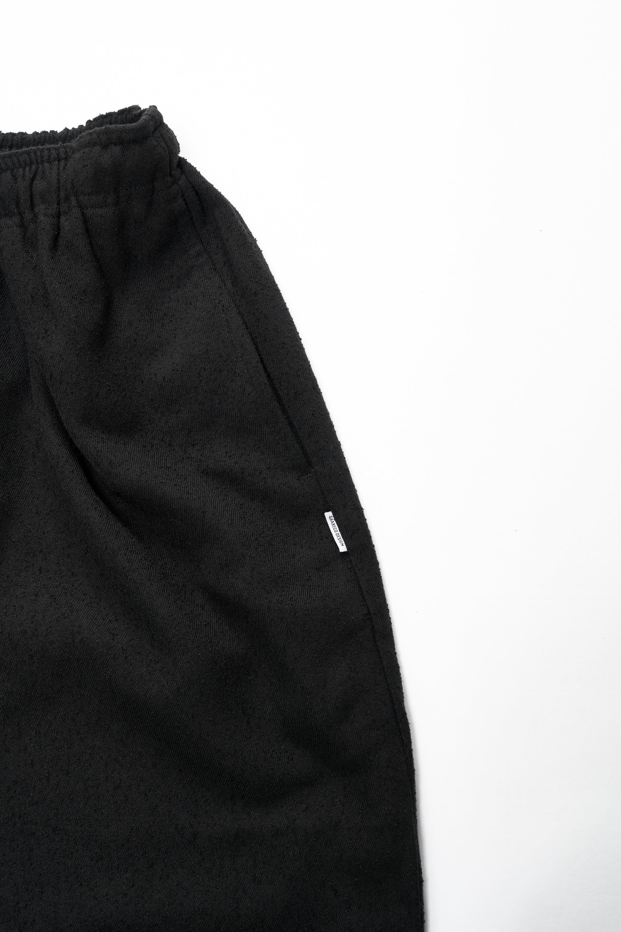 POLYESTER STRAIGHT PANTS 抽繩直筒寬褲