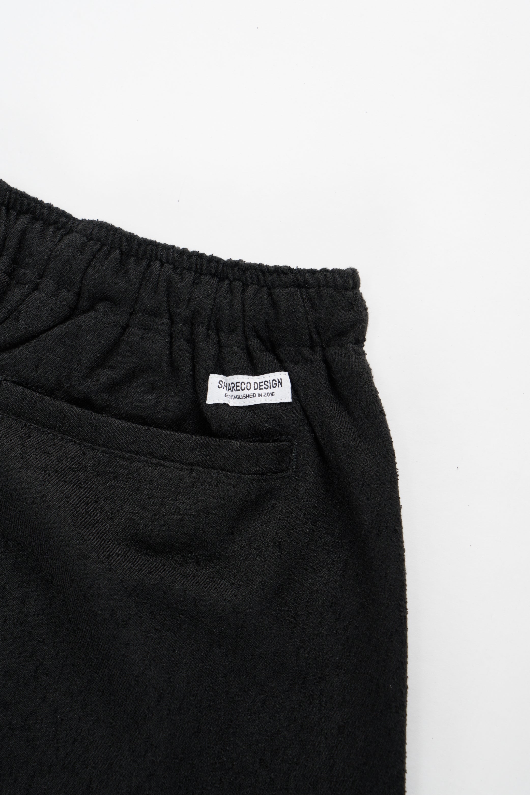 POLYESTER STRAIGHT PANTS 抽繩直筒寬褲