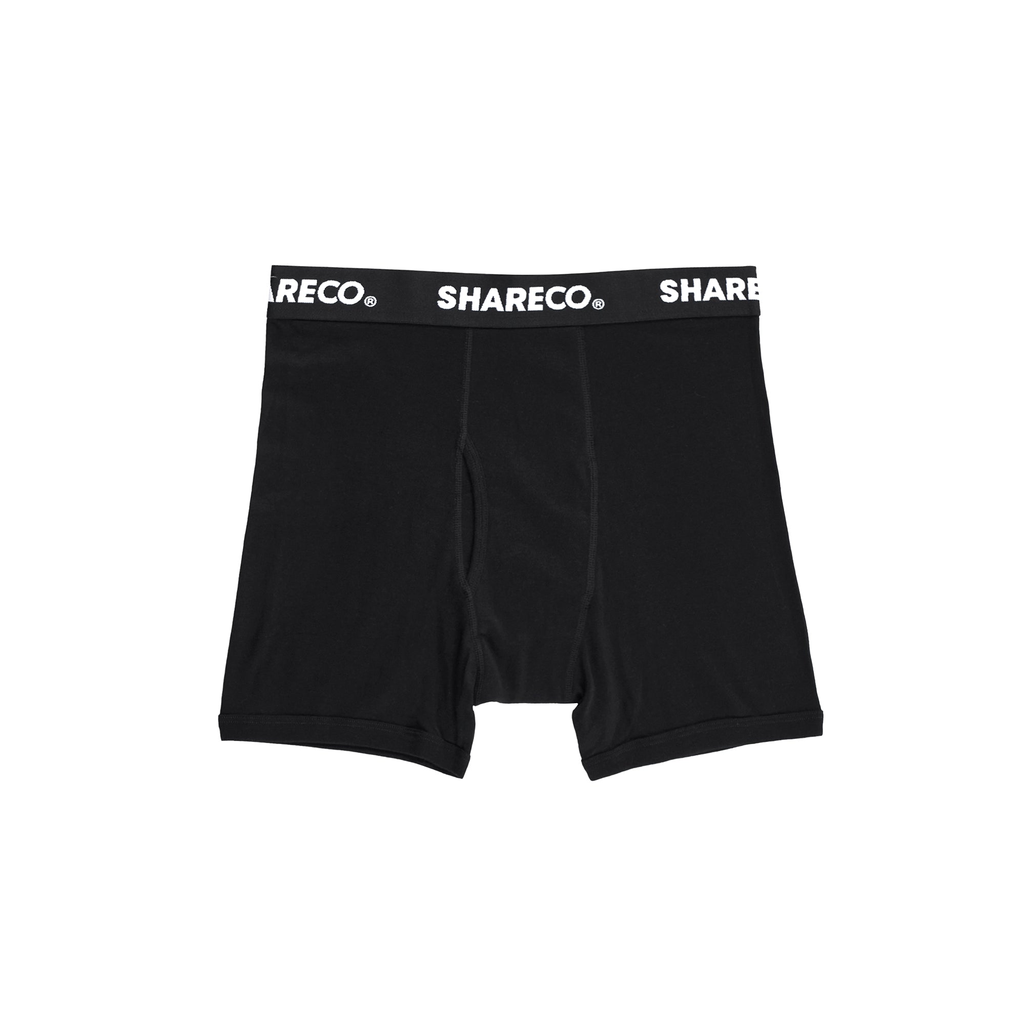 LOGO WAISTBAND BOXER - 彈性棉質平口內褲 - SHARECO DESIGN