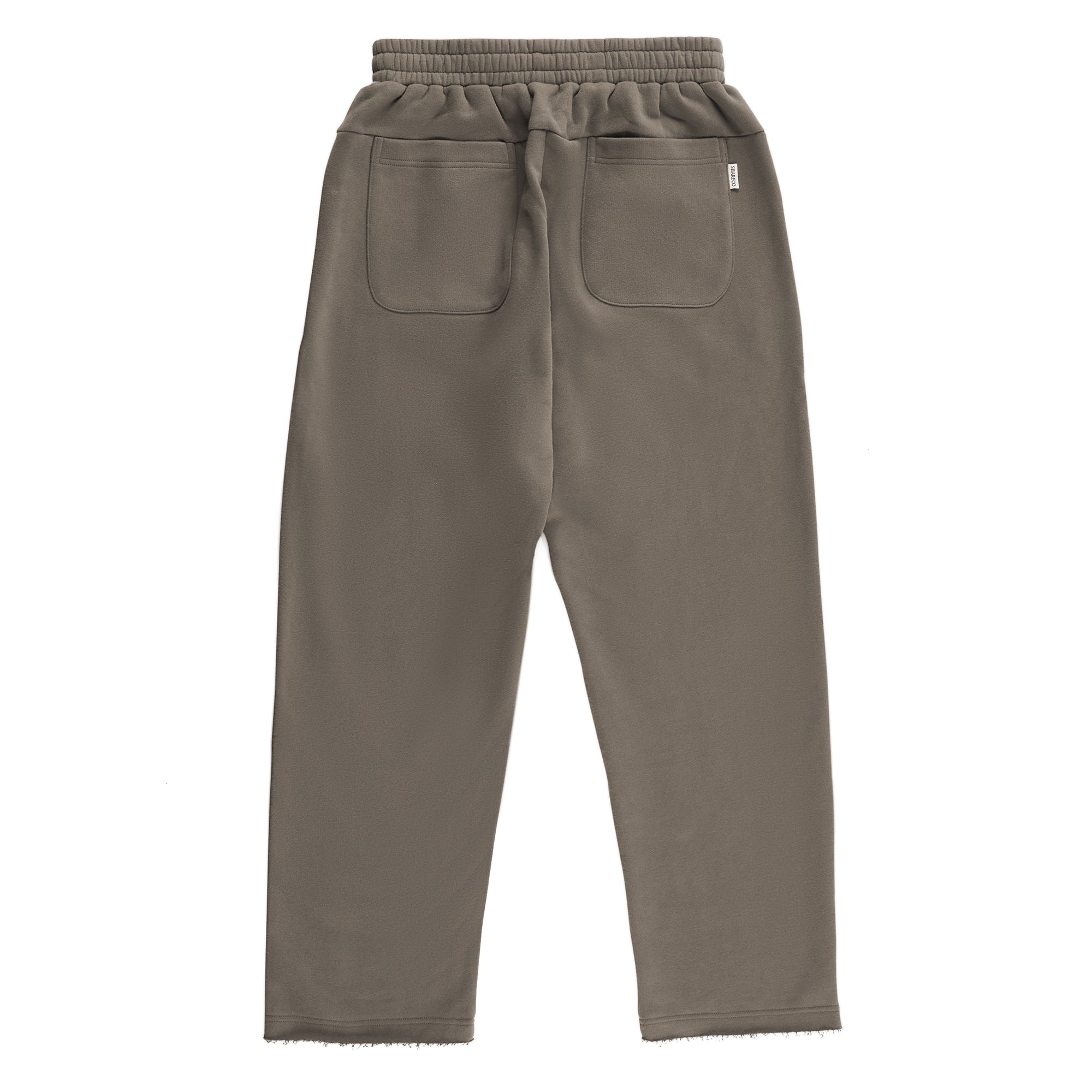 “CAE”WASHED WIDE LEG SWEATPANTS 水洗直筒棉寬褲 - SHARECO DESIGN