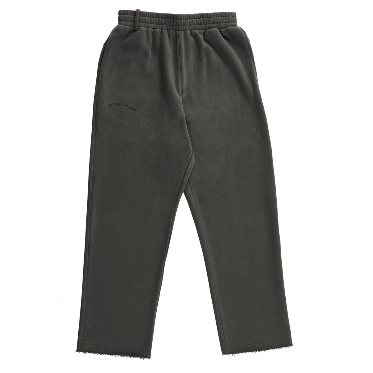 “CAE”WASHED WIDE LEG SWEATPANTS 水洗直筒棉寬褲 (炭灰)
