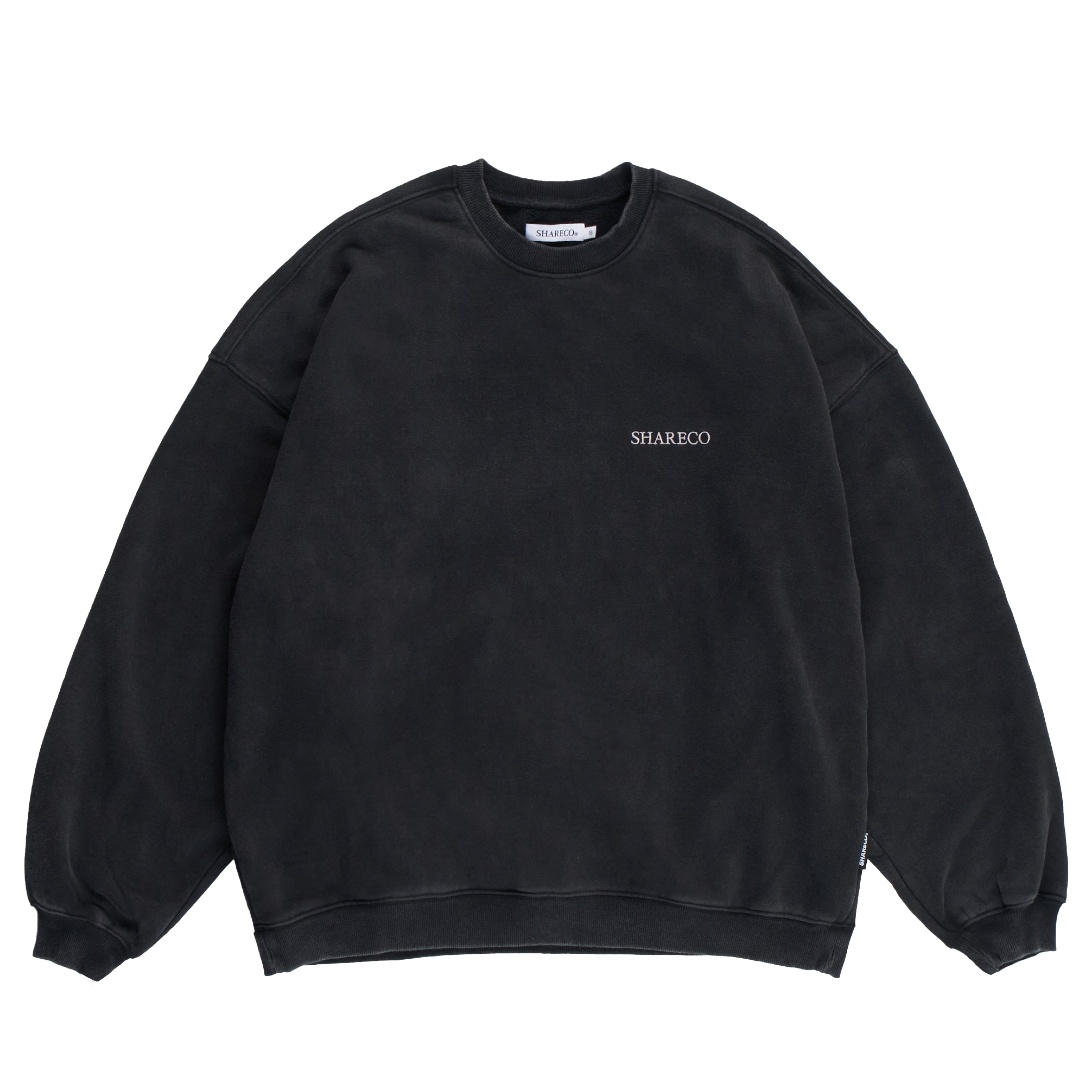 WASHED LOGO SWEATSHIRT 水洗 LOGO 大學TEE - SHARECO DESIGN