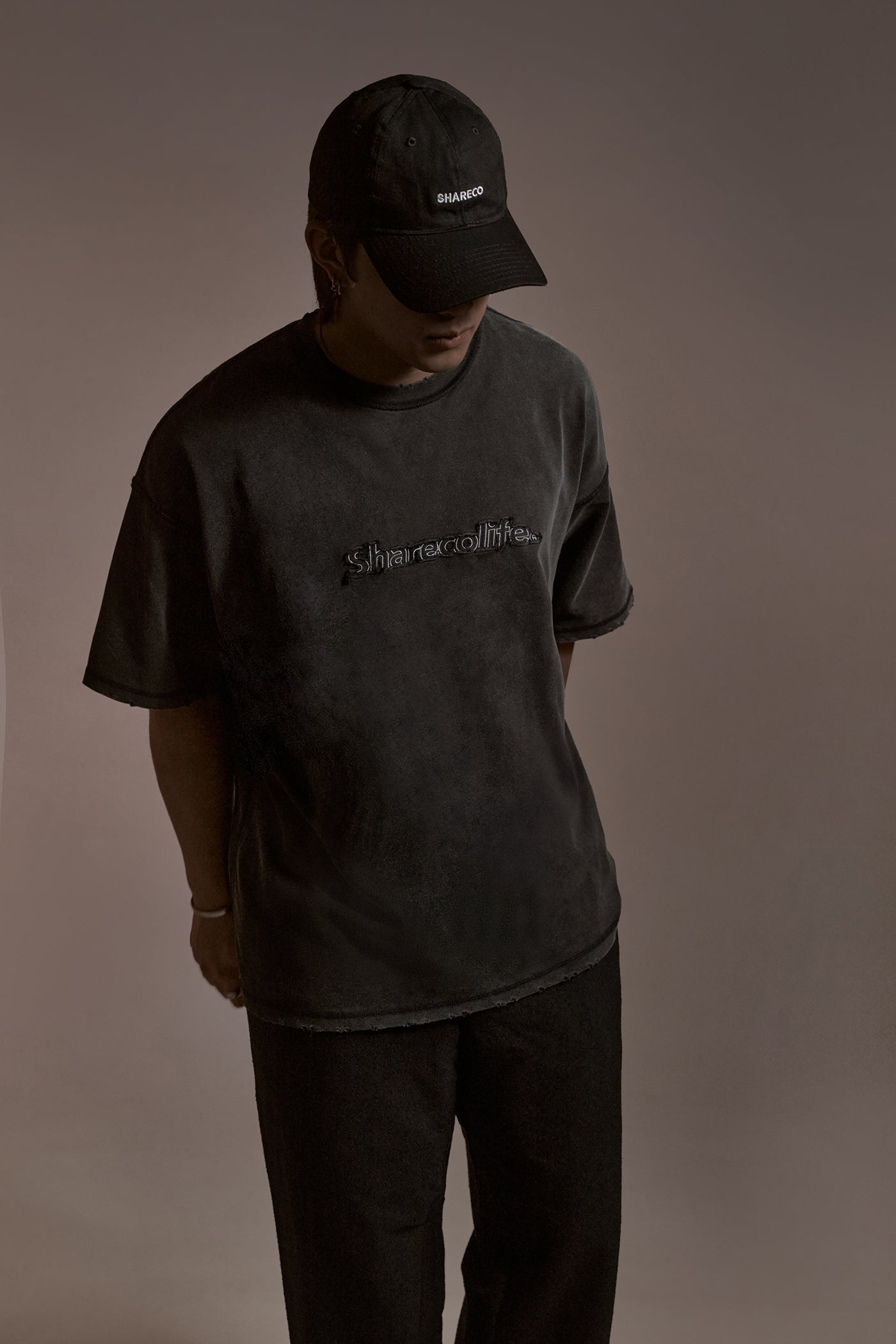 “SHARECOLIFE” DISTRESSED TEE 水洗破壞短 TEE