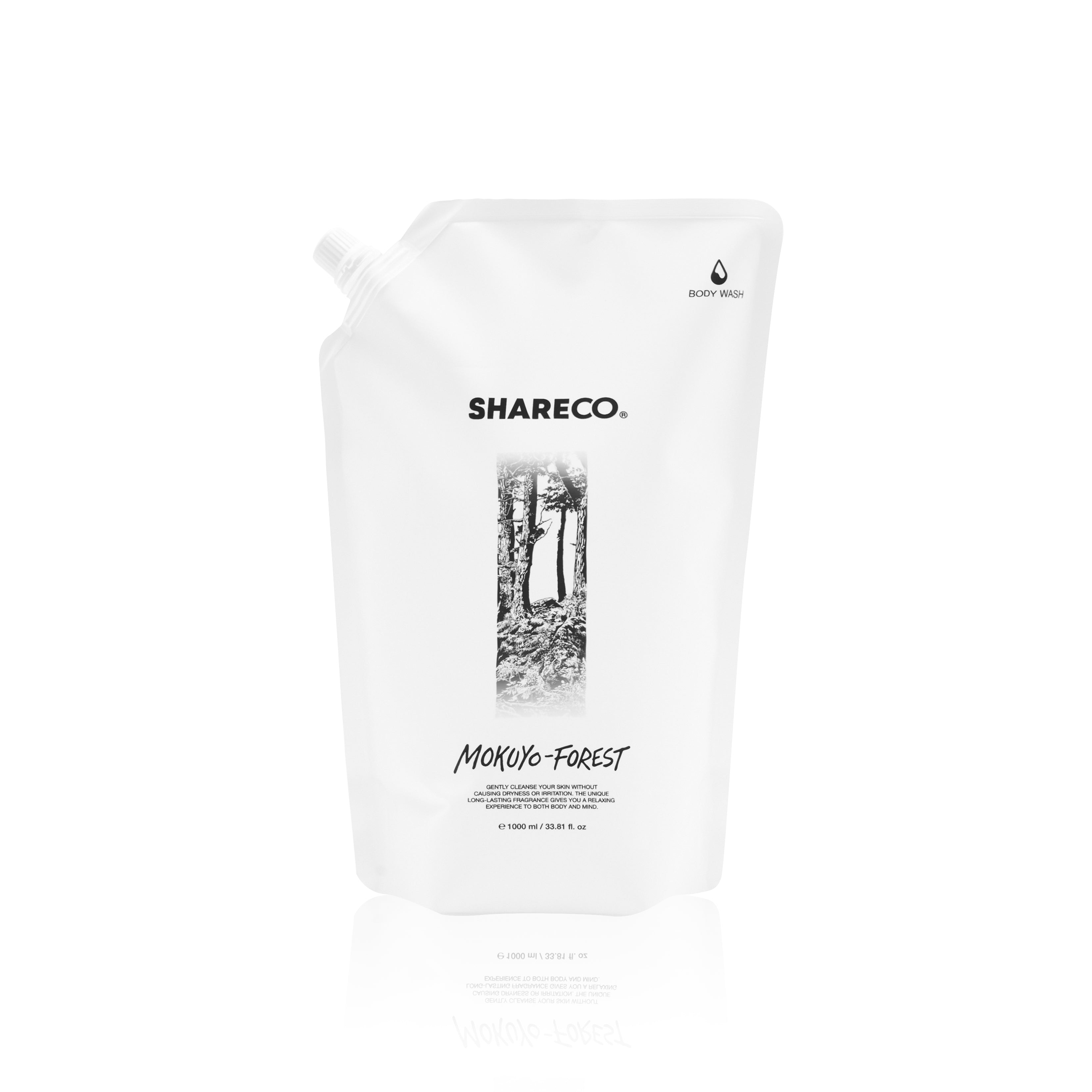 木曜森林沐浴膠 MOKUYO-FOREST|1000ml 補充包 - SHARECO DESIGN