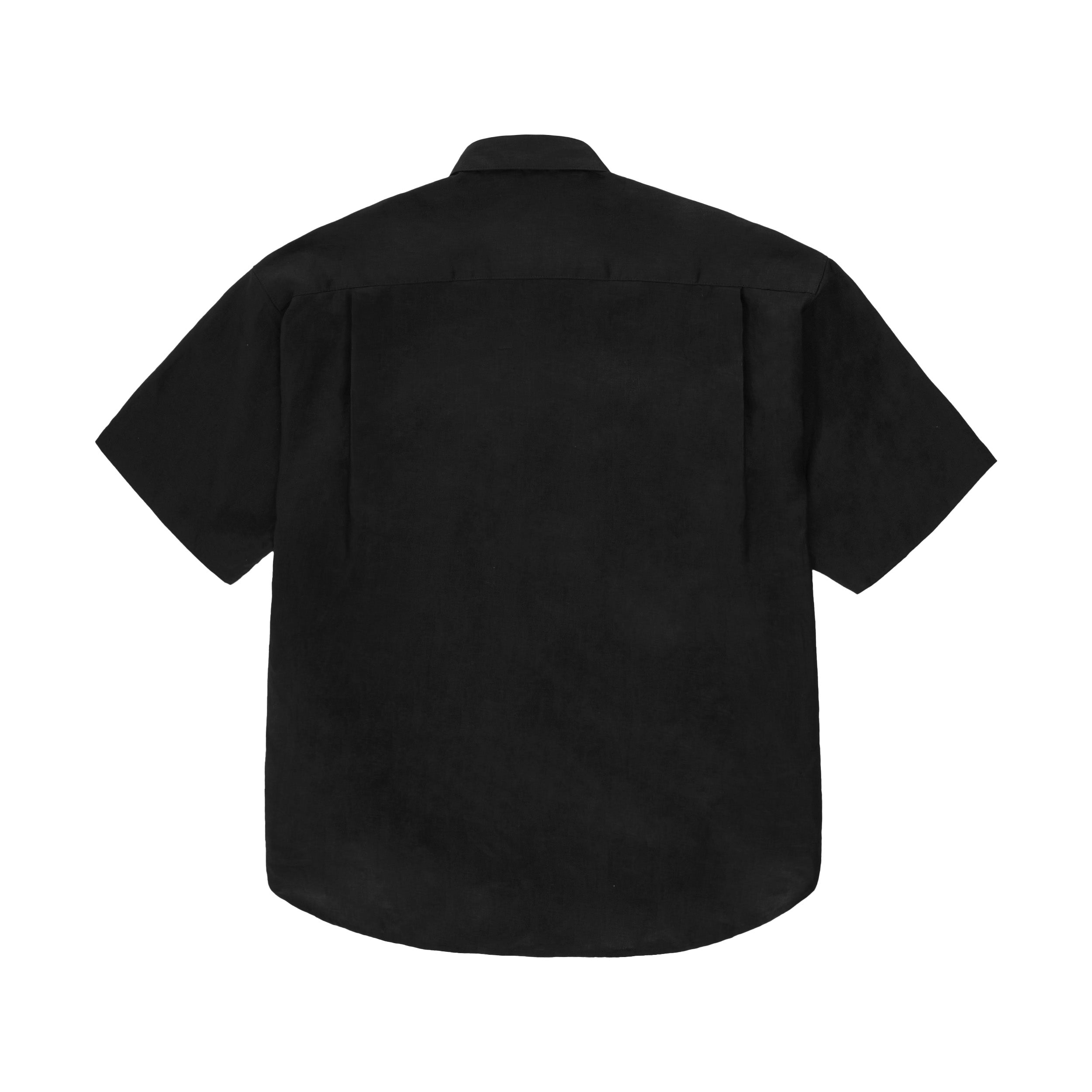 LINEN SHORT SLEEVED SHIRT 亞麻寬版襯衫 - SHARECO DESIGN