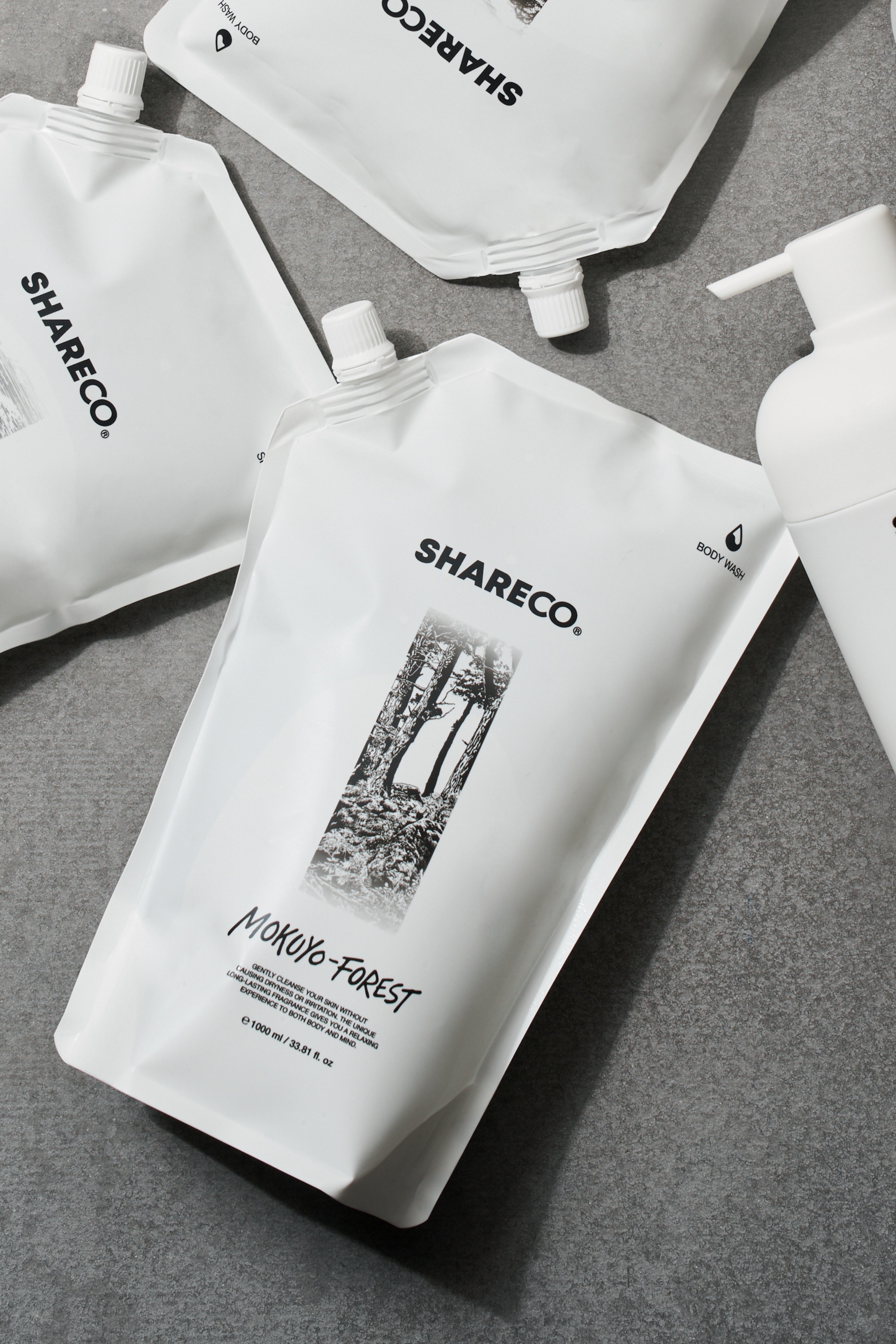 木曜森林沐浴膠 MOKUYO-FOREST|1000ml 補充包 - SHARECO DESIGN