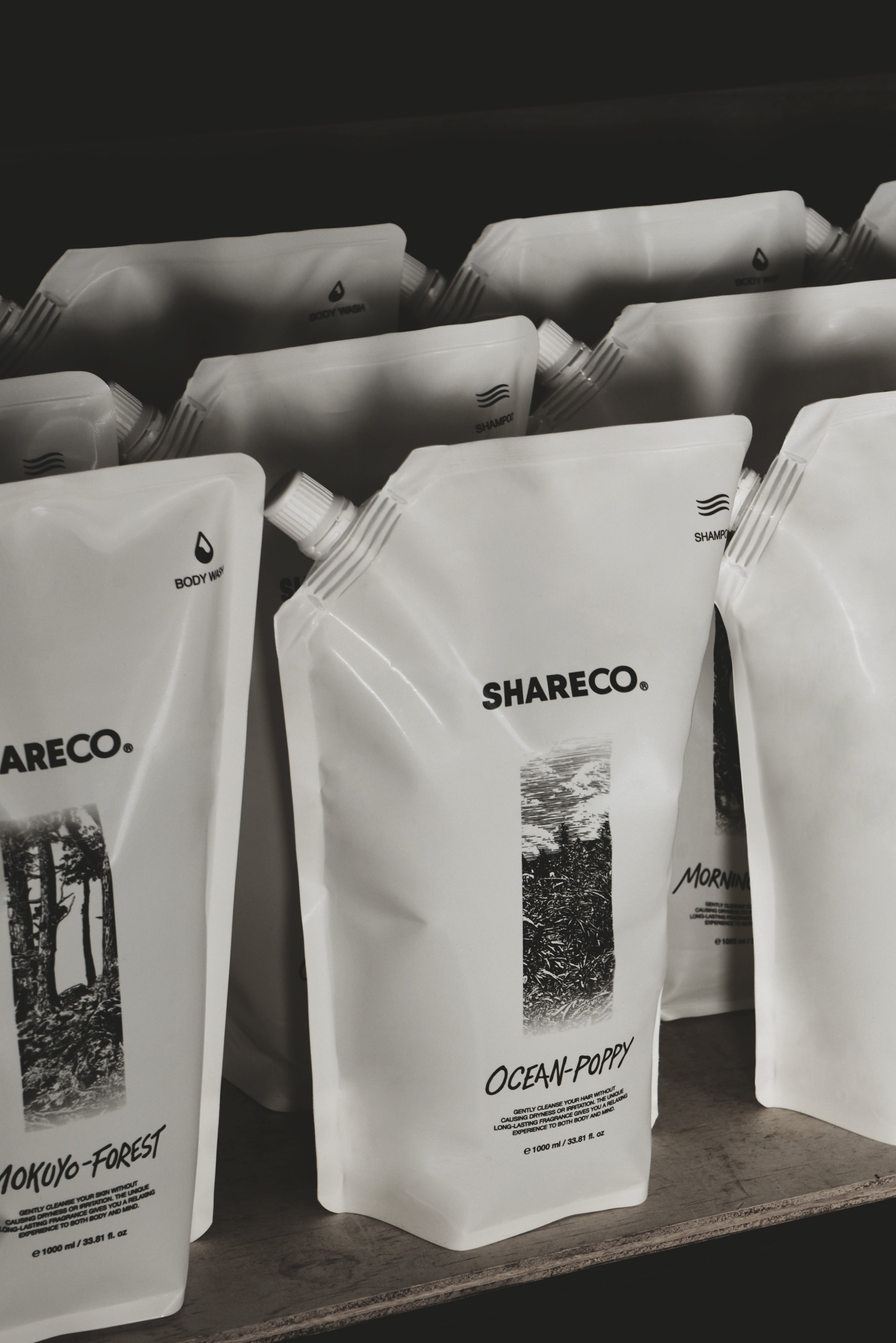 木曜森林沐浴膠 MOKUYO-FOREST|1000ml 補充包 - SHARECO DESIGN