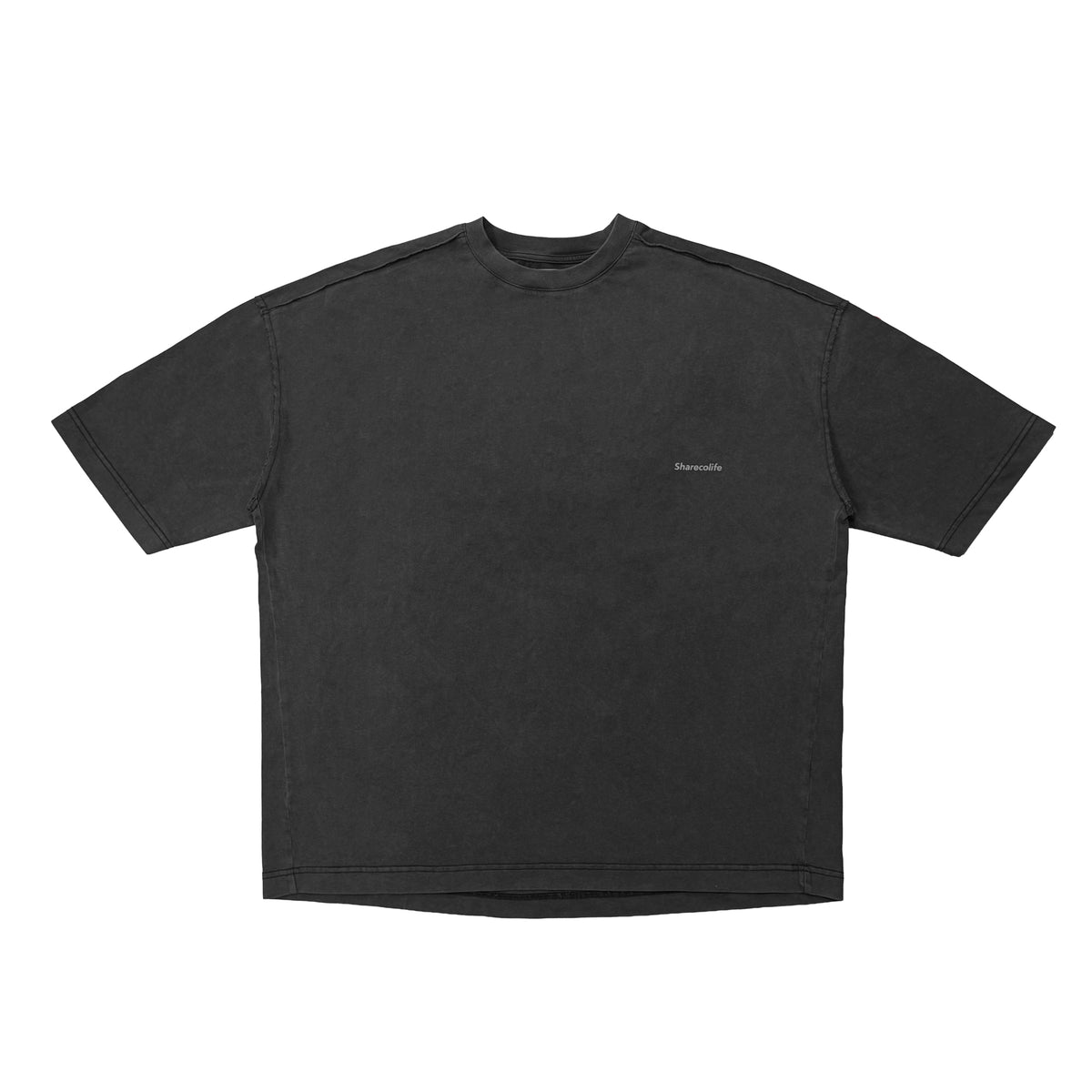 "SHARECOLIFE" DECONSTRUCTED TEE 解構短袖 TEE (黑)
