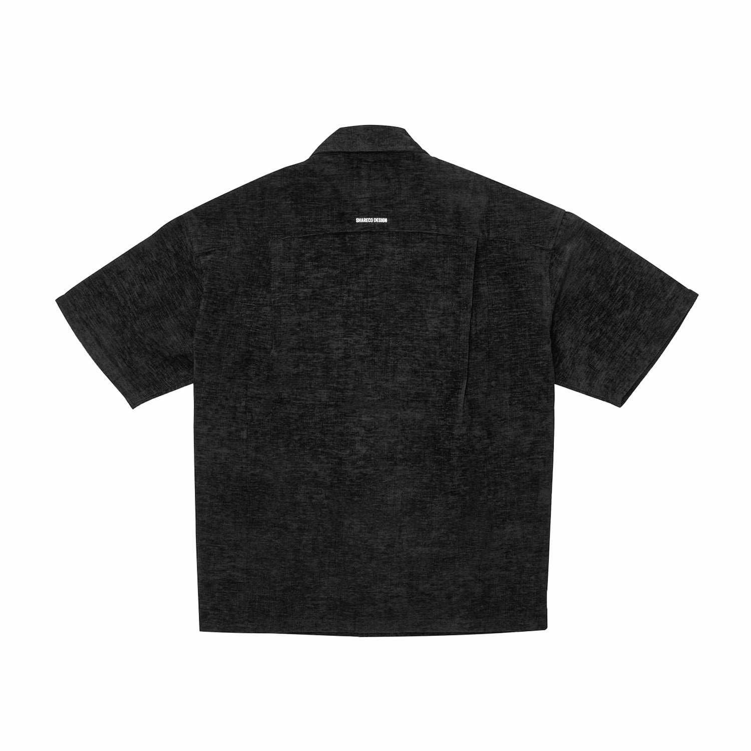 VELVET SHORT SLEEVE SHIRT 條絨寬版襯衫 - SHARECO DESIGN