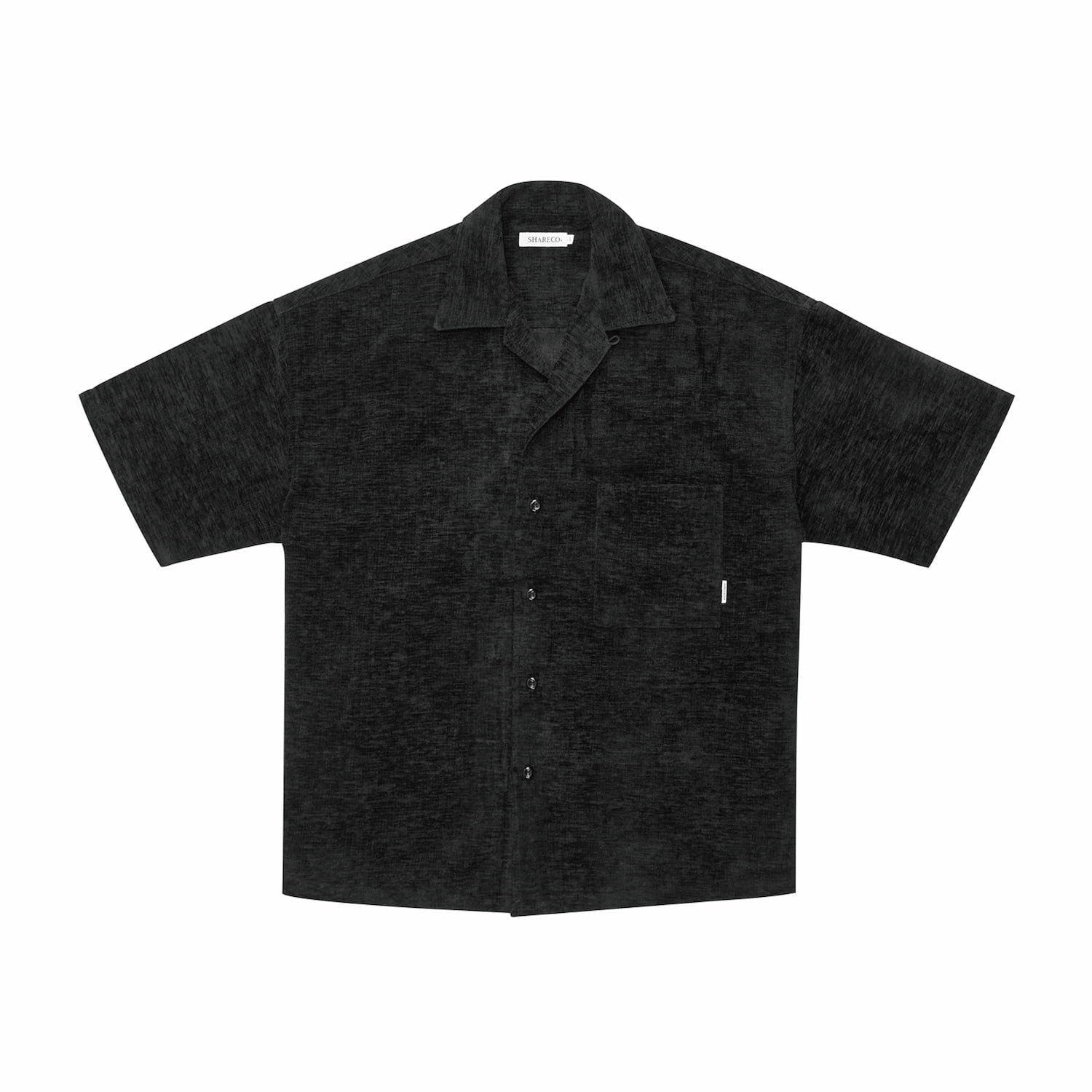 VELVET SHORT SLEEVE SHIRT 條絨寬版襯衫 - SHARECO DESIGN