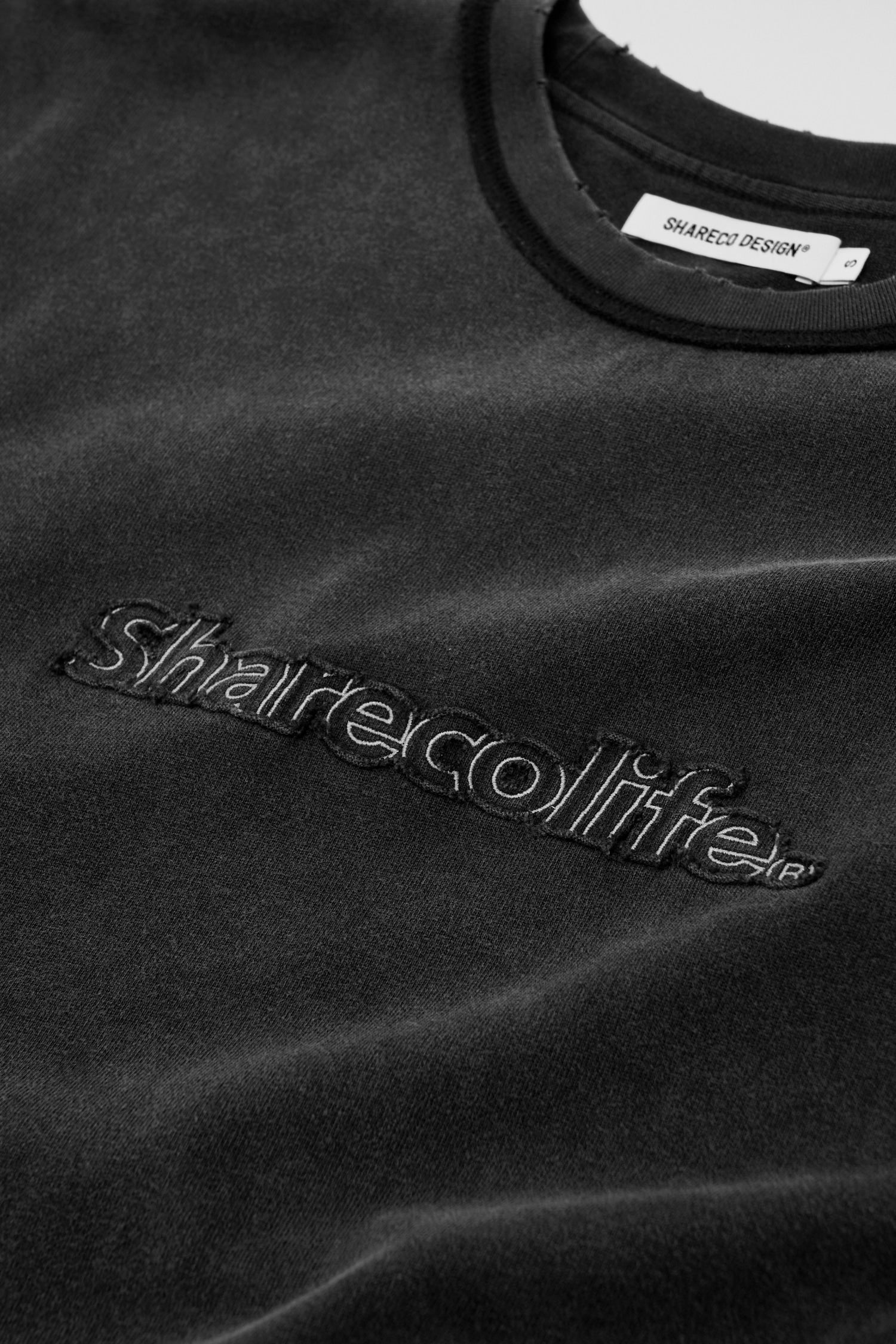 “SHARECOLIFE” DISTRESSED TEE 水洗破壞短 TEE