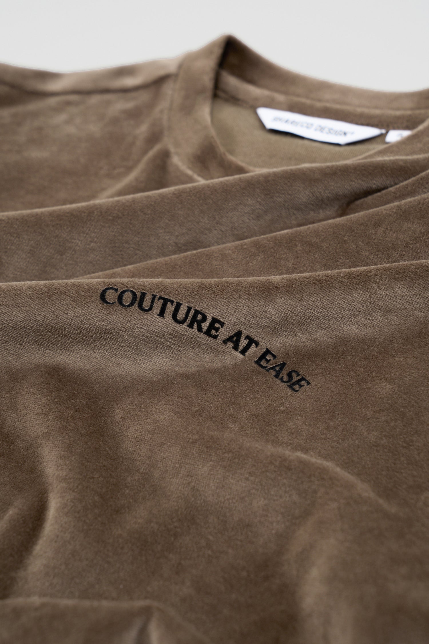 “CAE” VELOUR TEE 絲絨短 TEE