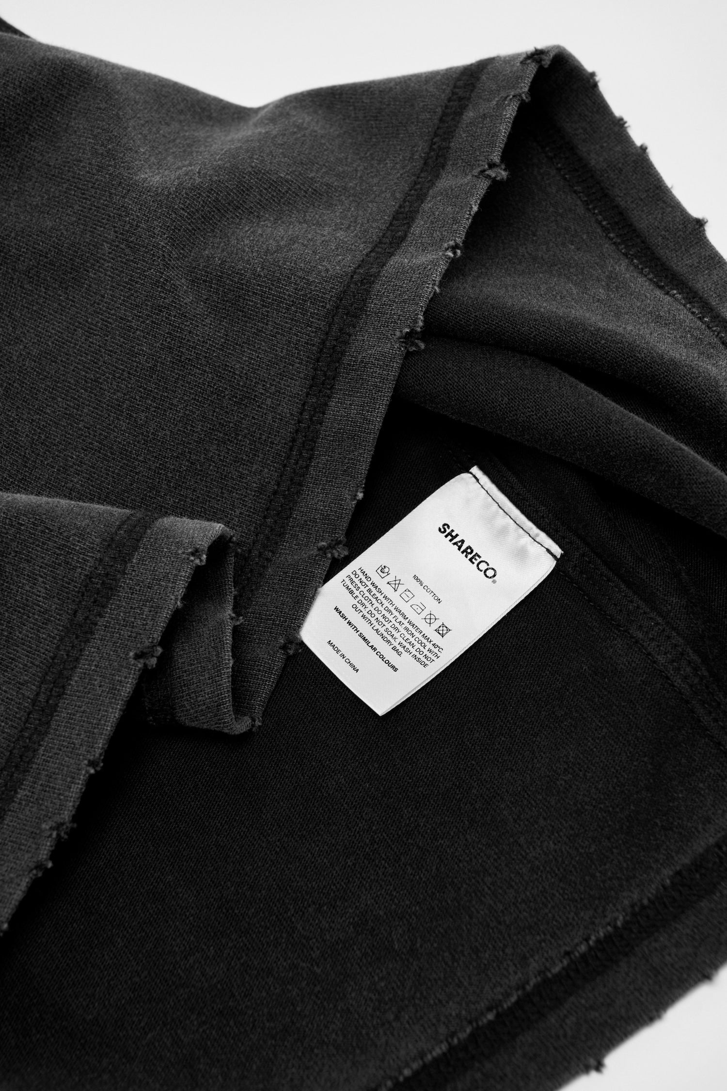 “SHARECOLIFE” DISTRESSED TEE 水洗破壞短 TEE