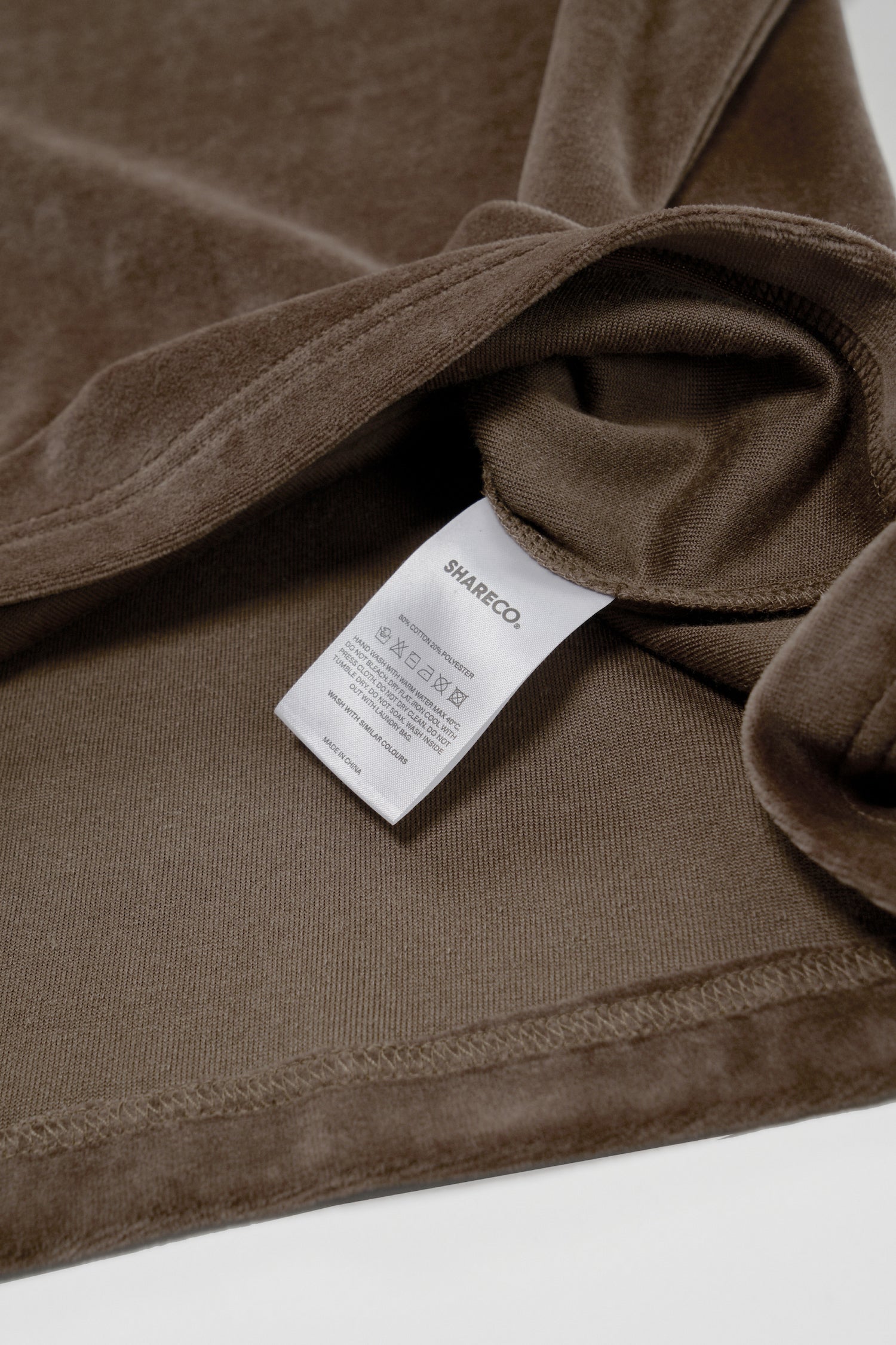 “CAE” VELOUR TEE 絲絨短 TEE