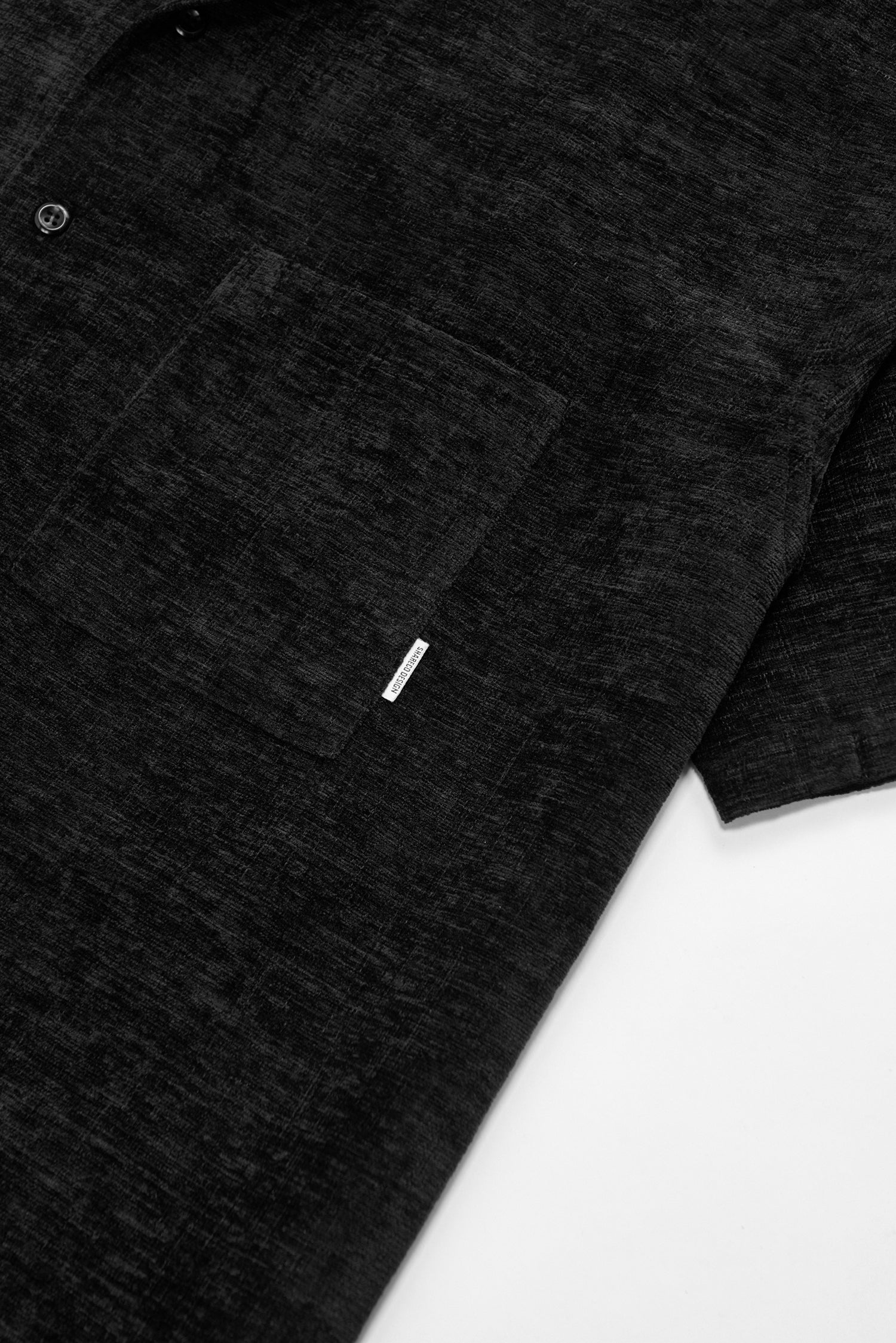 VELVET SHORT SLEEVE SHIRT 條絨寬版襯衫 - SHARECO DESIGN