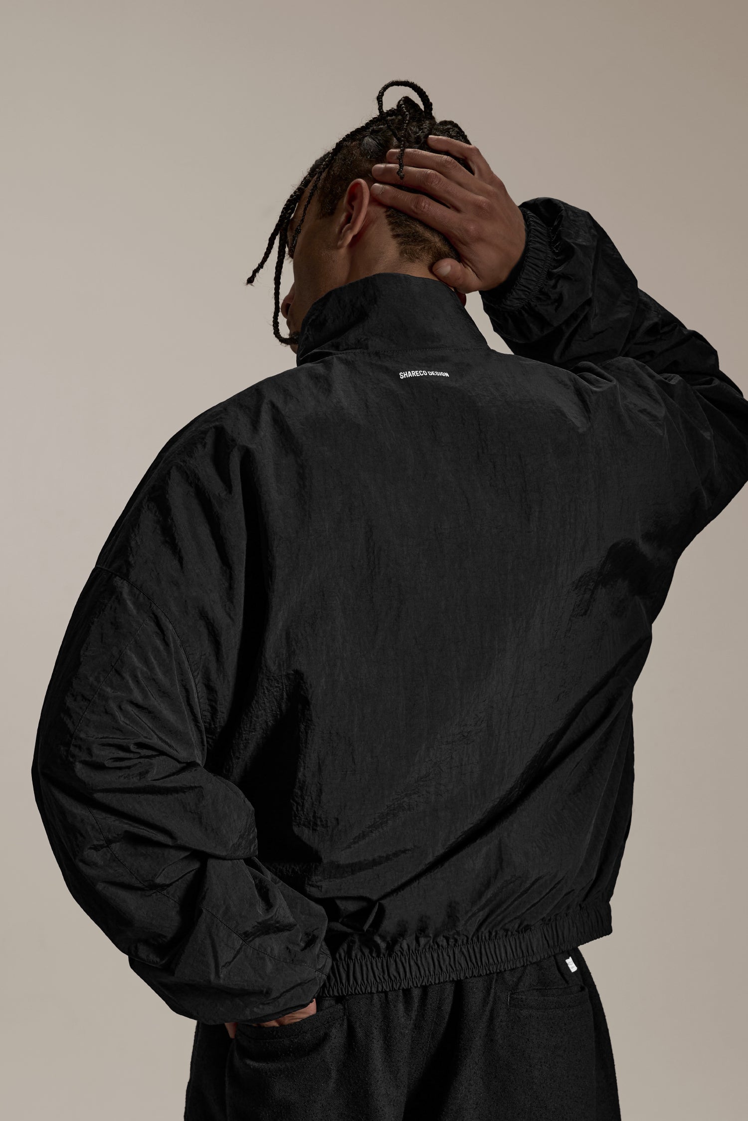 POLYESTER ZIP JACKET 立領拉鍊夾克