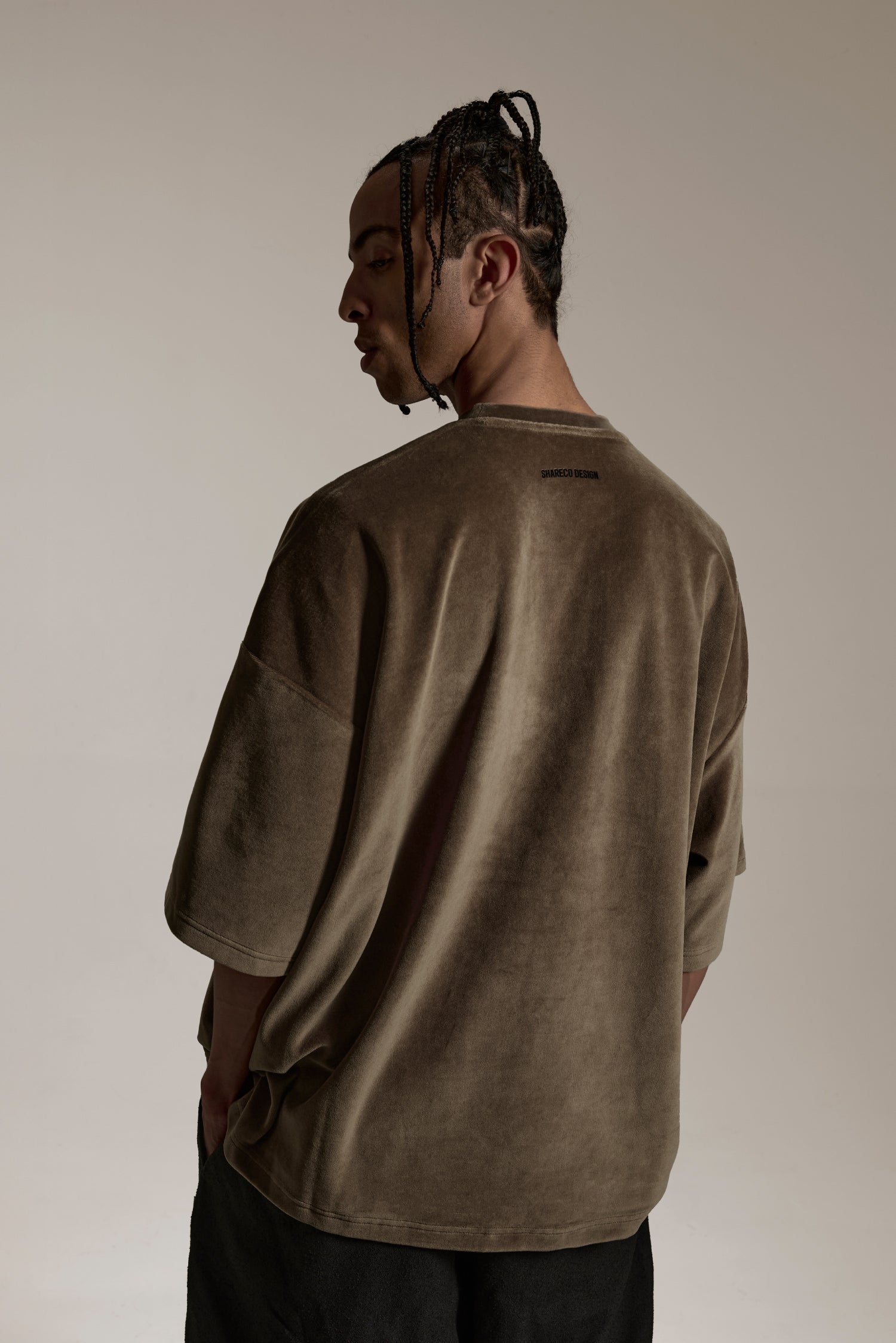 “CAE” VELOUR TEE 絲絨短 TEE