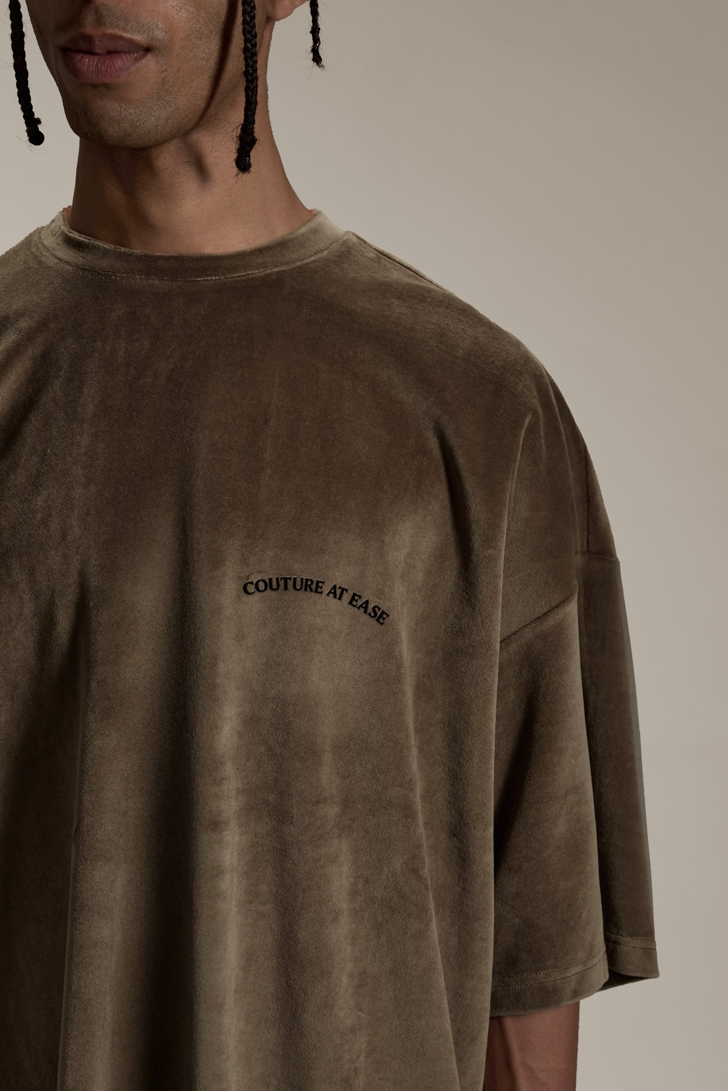 “CAE” VELOUR TEE 絲絨短 TEE