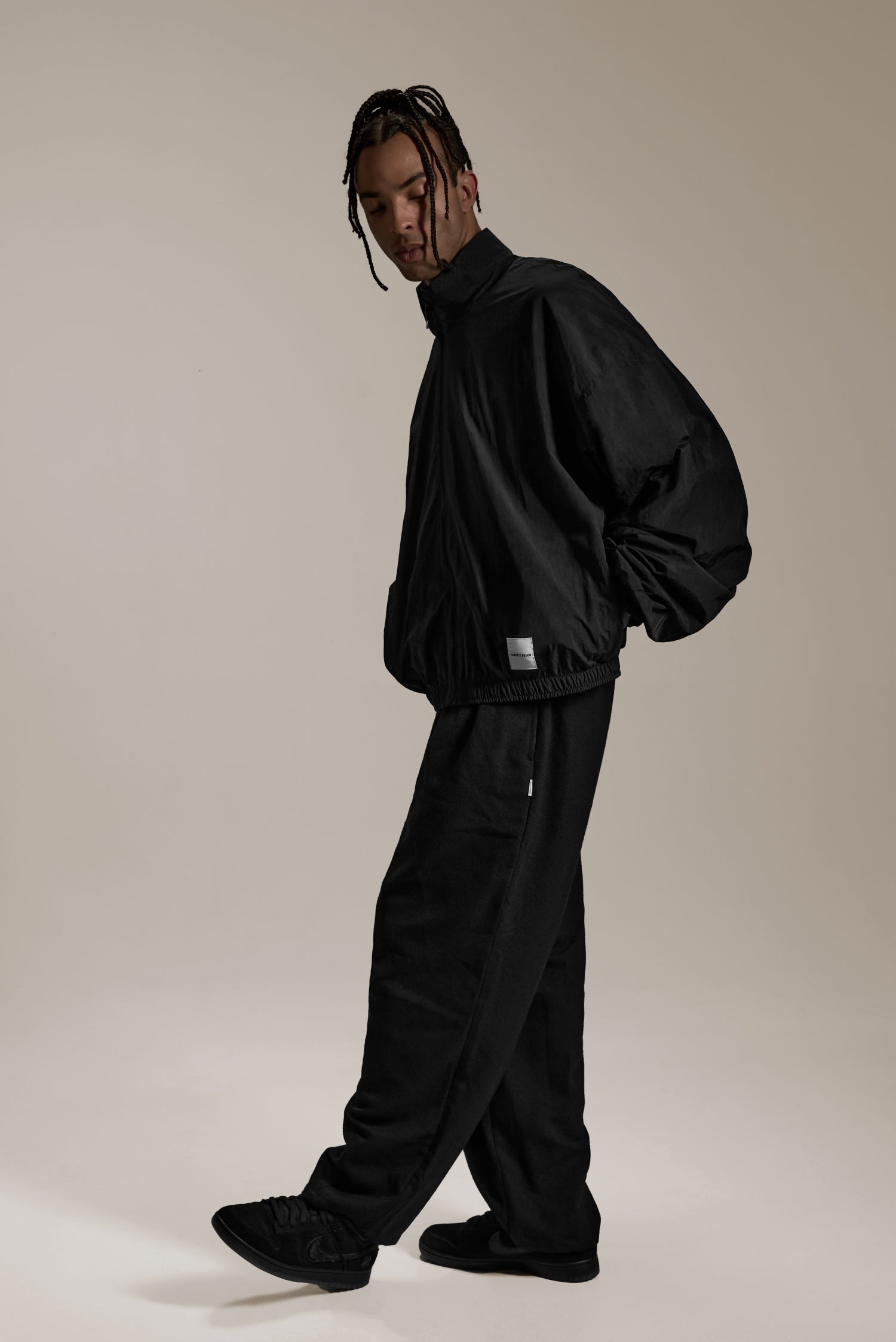 POLYESTER ZIP JACKET 立領拉鍊夾克