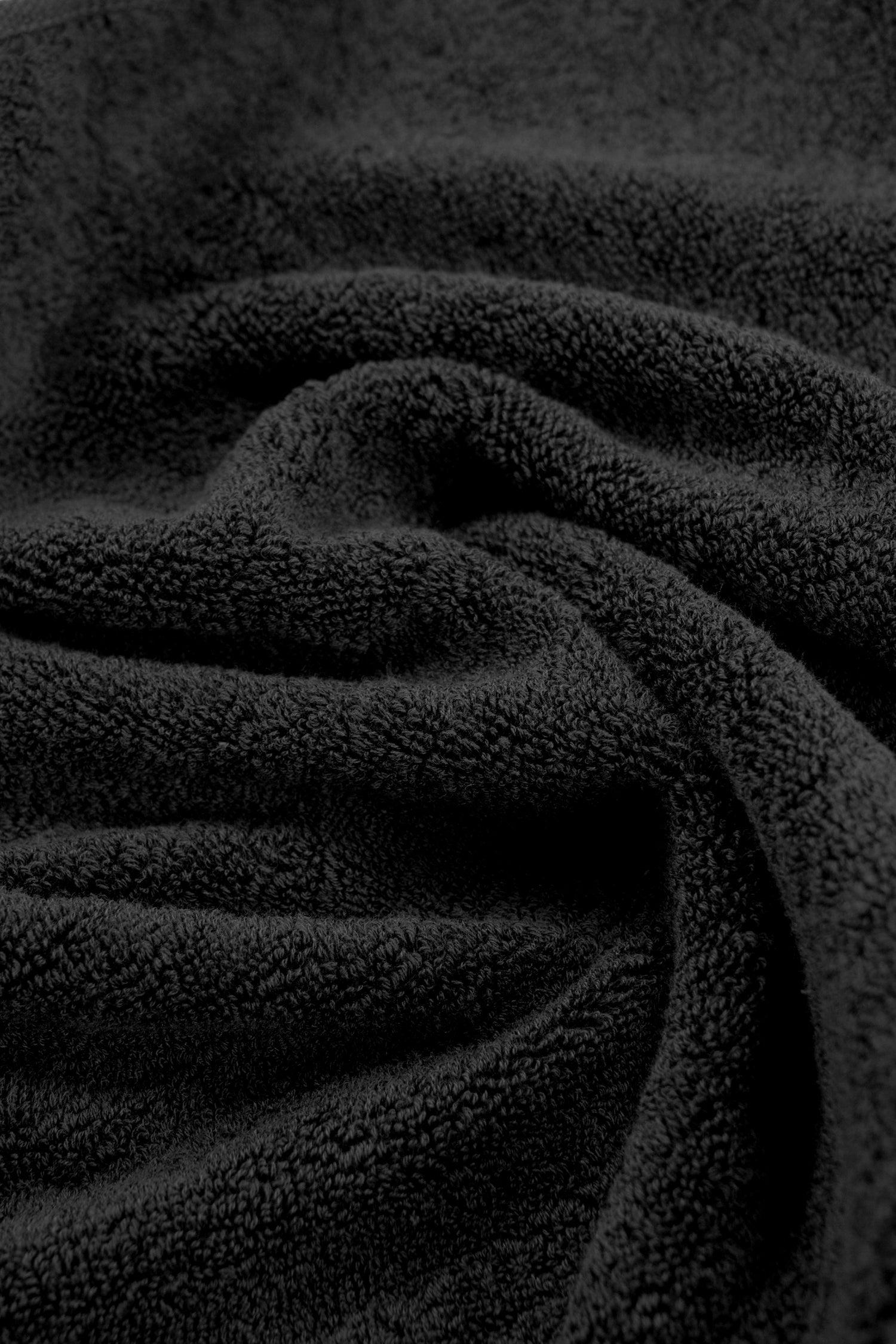 COTTON BATH TOWEL 純棉短浴巾|黑