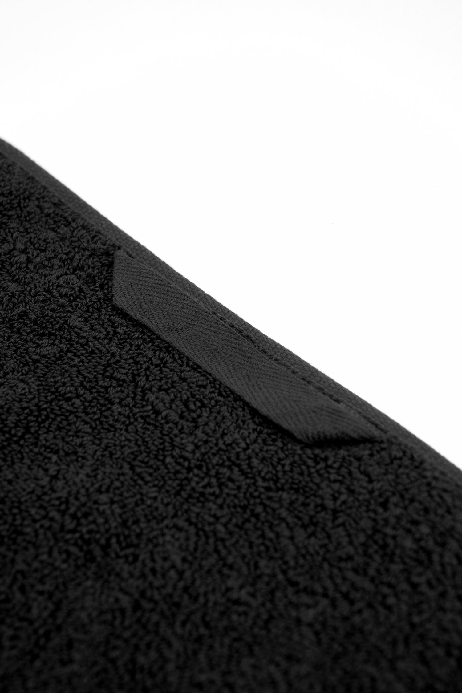 COTTON BATH TOWEL 純棉短浴巾|黑