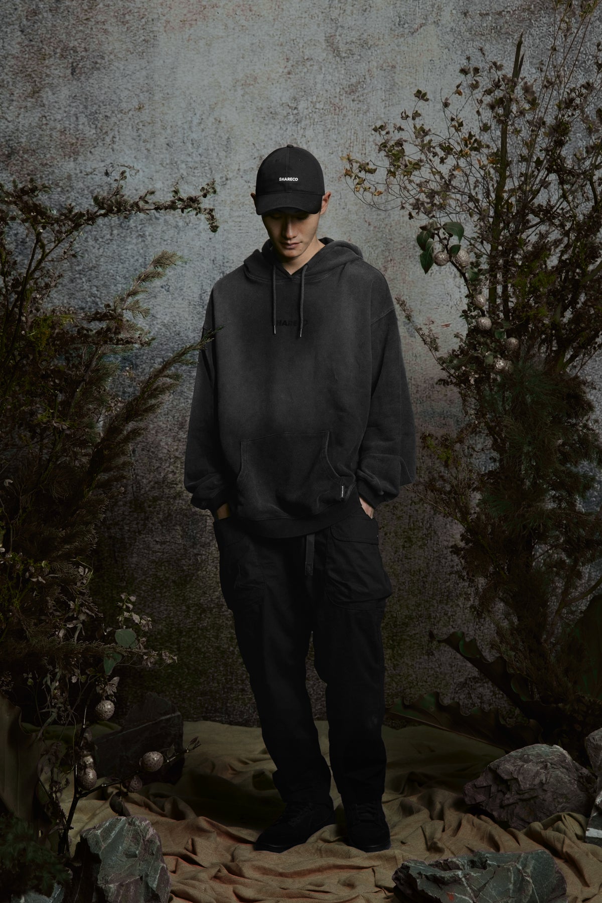 WASHED LOGO HOODIE 水洗 LOGO 帽TEE