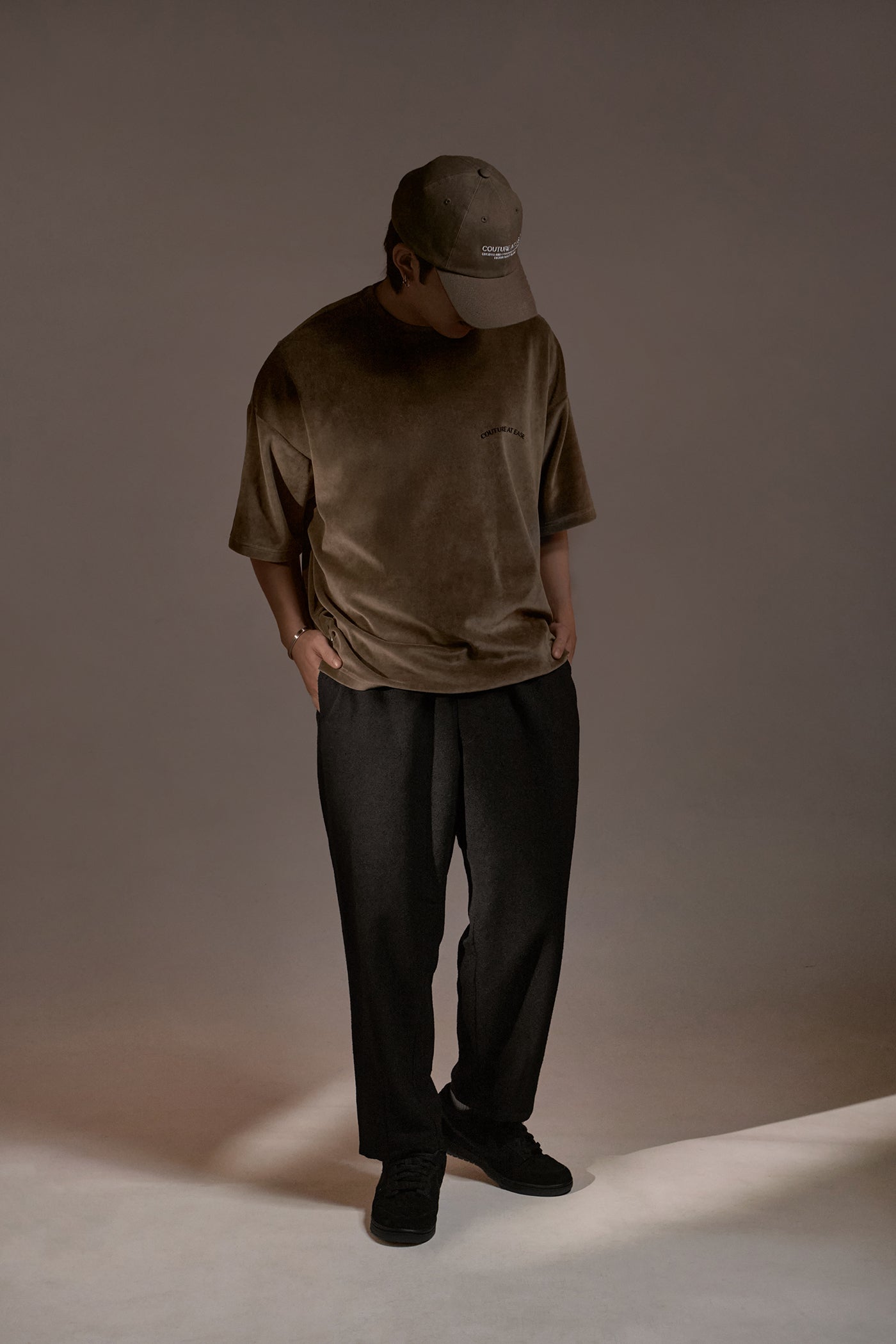 “CAE” VELOUR TEE 絲絨短 TEE