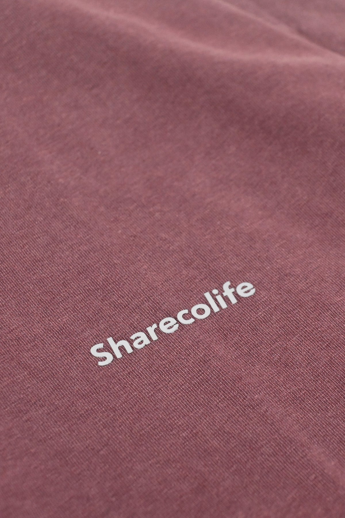 "SHARECOLIFE" DECONSTRUCTED TEE 解構短袖 TEE (褪色紅)