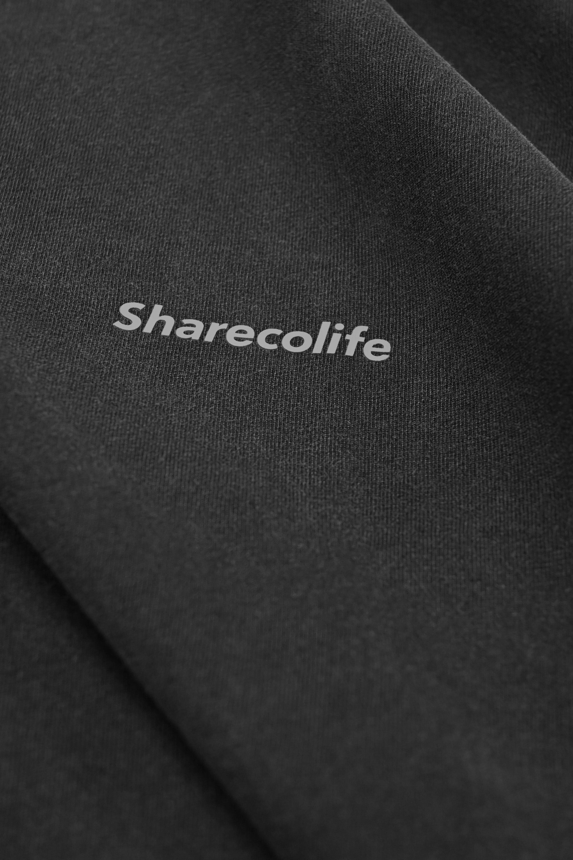 "SHARECOLIFE" DECONSTRUCTED TEE 解構短袖 TEE (黑)