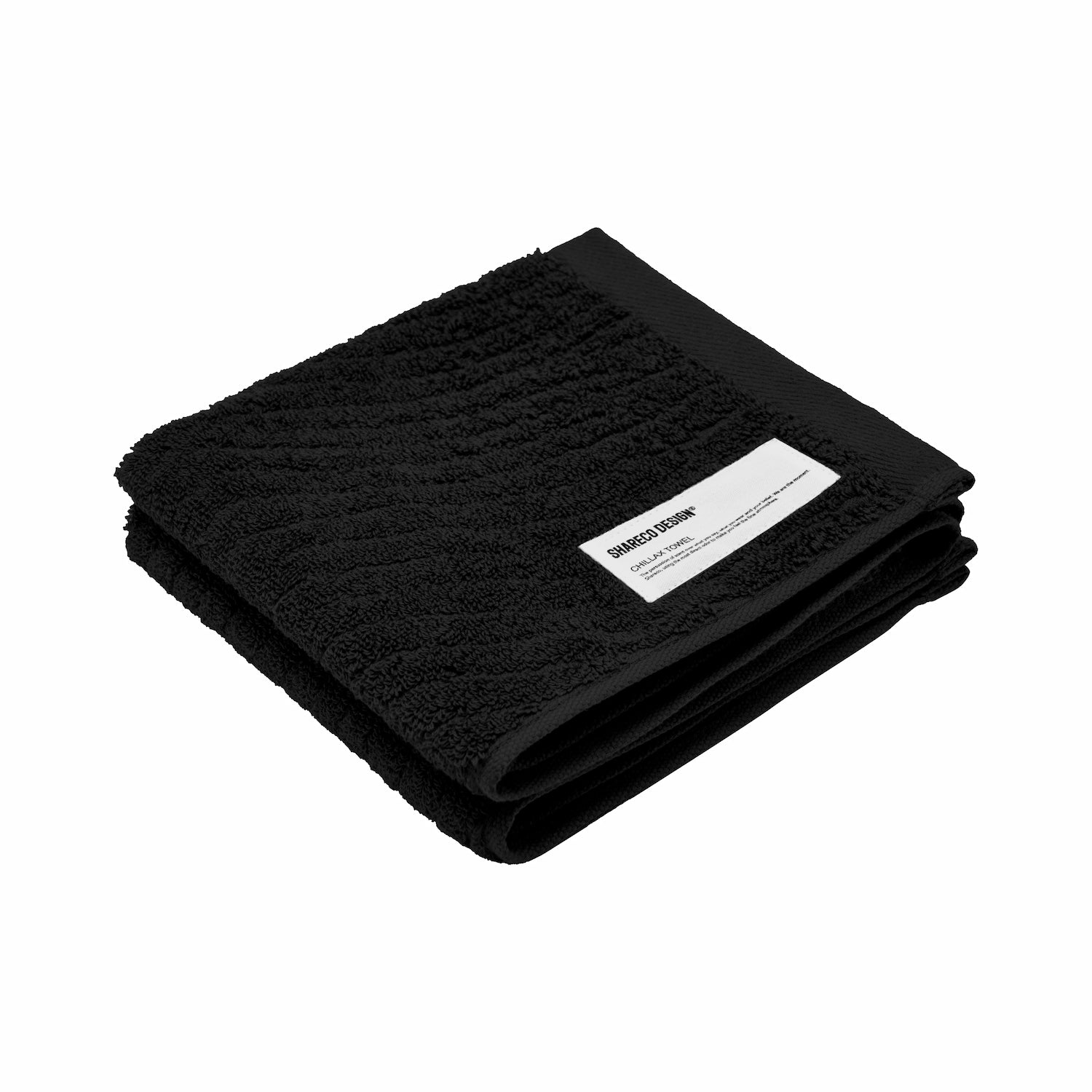 COTTON BATH TOWEL 純棉短浴巾｜黑